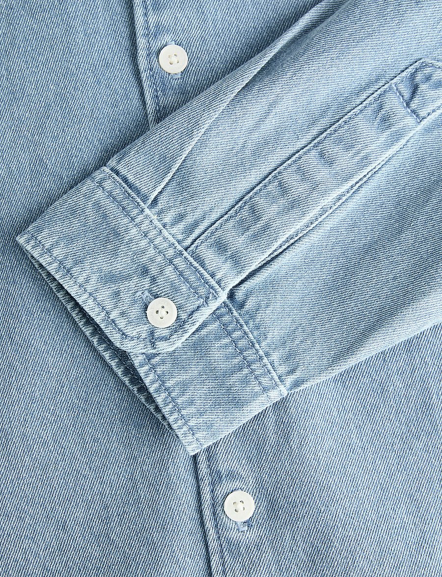 Jack & Jones - JORNORREBRO DENIM SHIRT LS SN - džinsiniai marškiniai - medium blue denim - 4