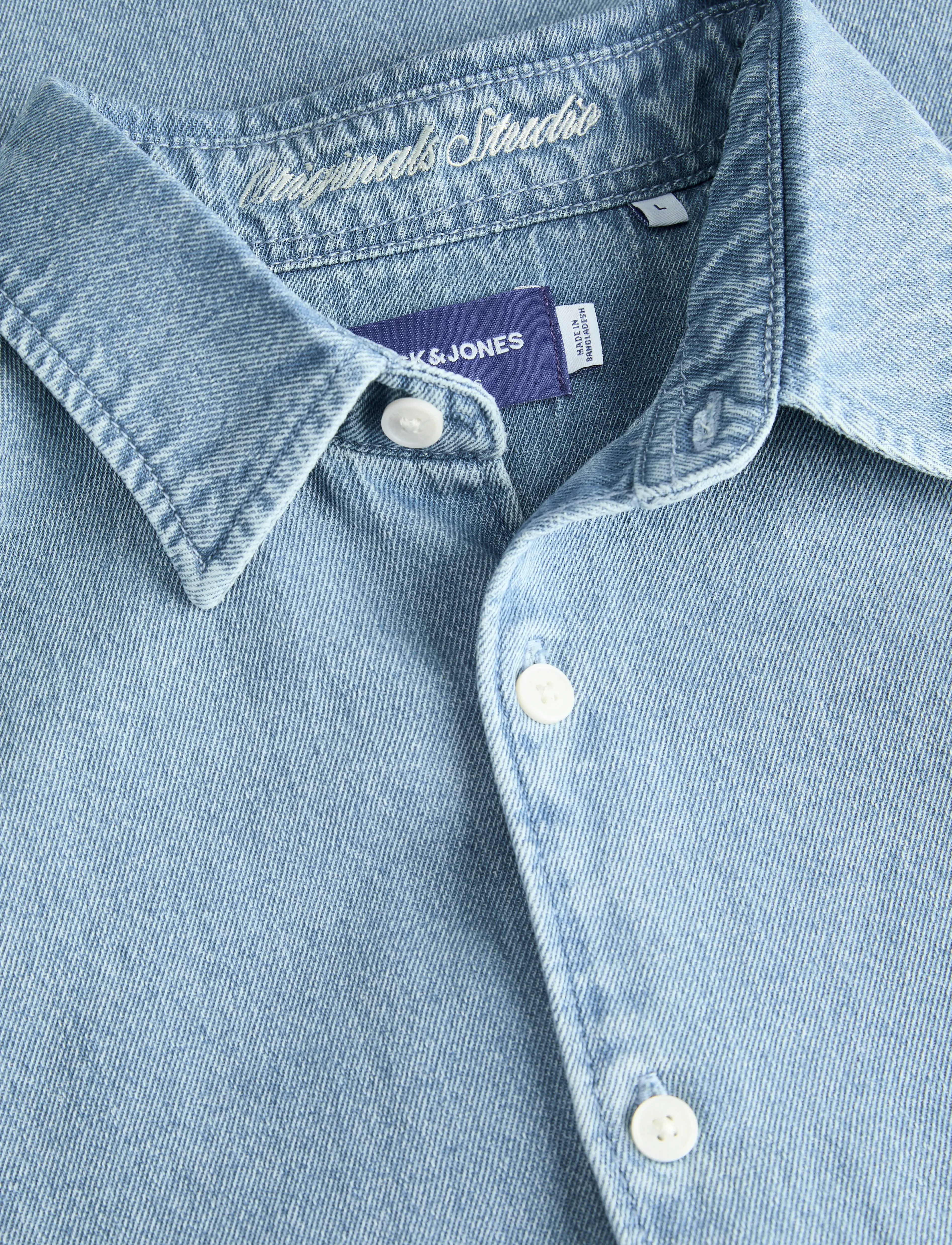 Jack & Jones - JORNORREBRO DENIM SHIRT LS SN - teksasärgid - medium blue denim - 5