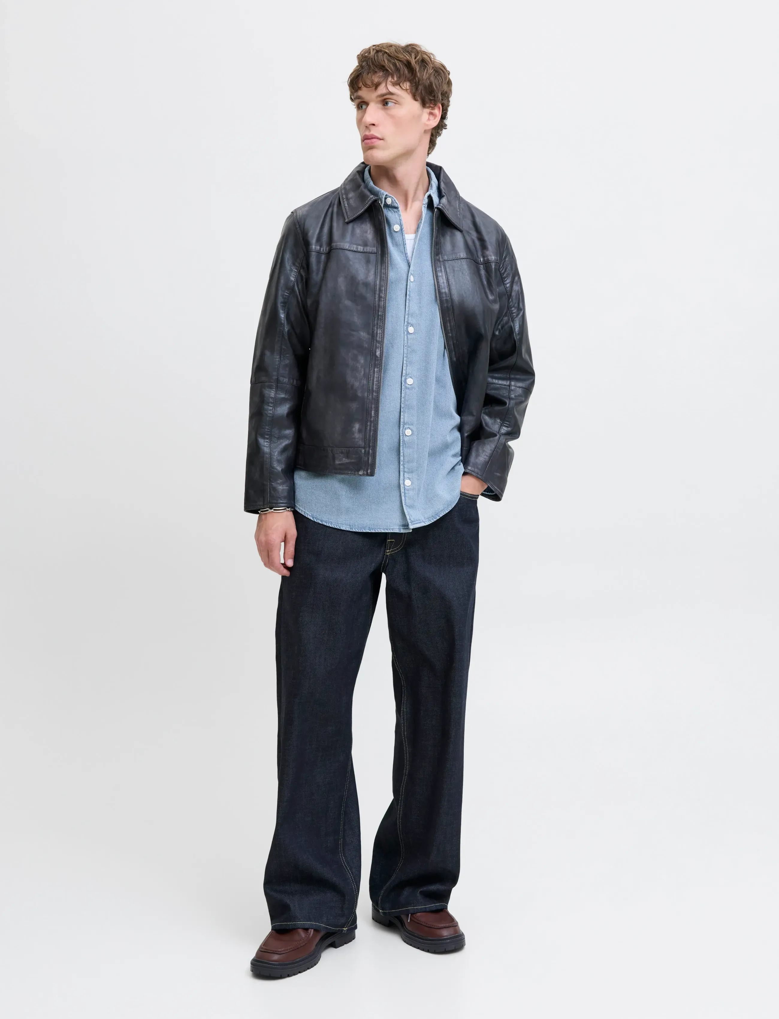 JACK & JONES Skjorta 'JORNorrebro' herr – bild 6