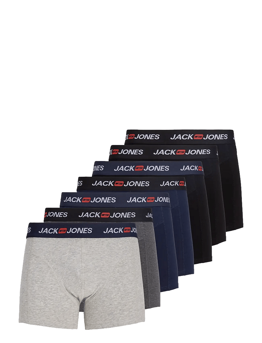Jack & Jones - JACCORP OLD LOGO TRUNKS 7 PACK - black - 1