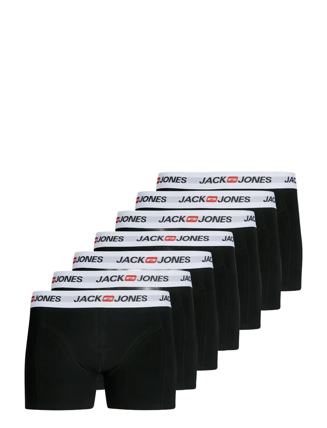 Jack & Jones JACCORP OLD LOGO TRUNKS 7 PACK - Underbukser - BLACK / black