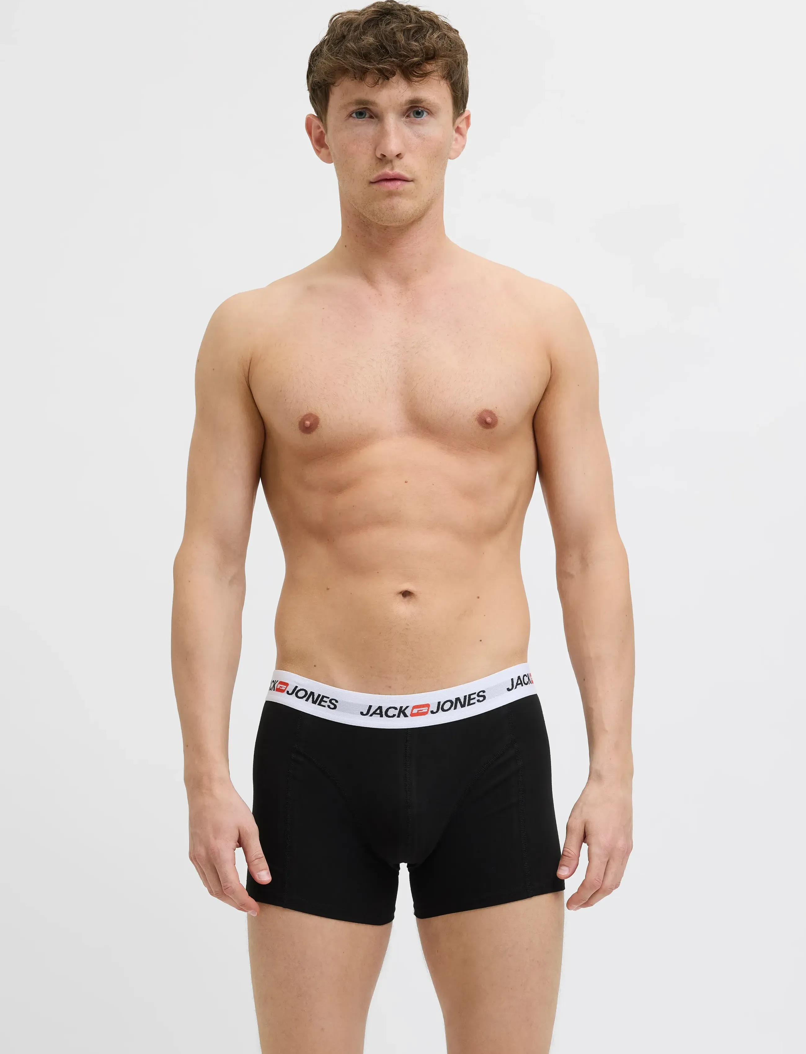 Jack & Jones JACCORP OLD LOGO TRUNKS 7 PACK - Tänavastiil - BLACK / black