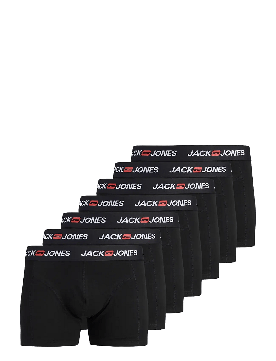 Jack & Jones - JACCORP OLD LOGO TRUNKS 7 PACK - unterhosen im multipack - black - 0