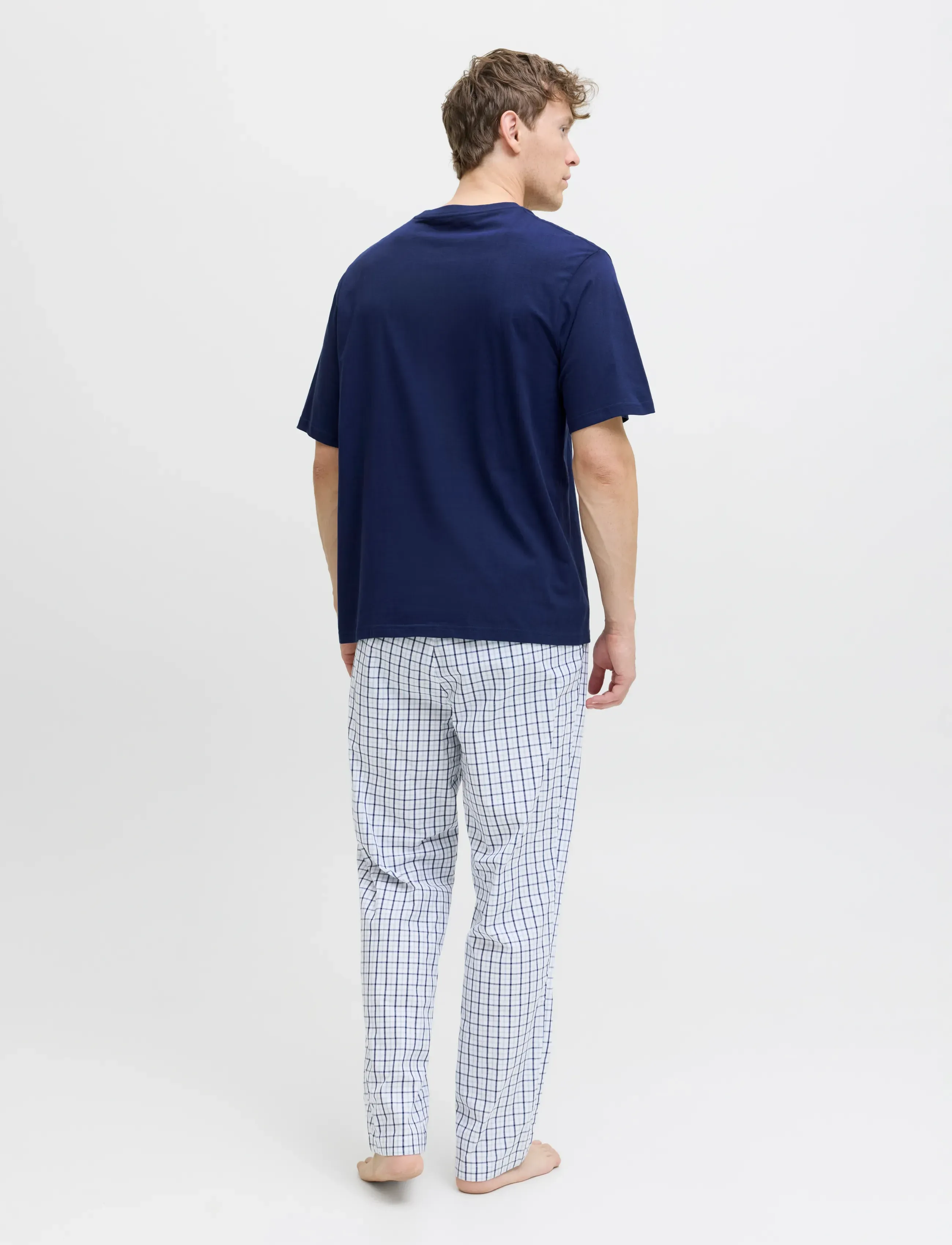 Jack & Jones - JACFLORENCE SS TEE AND PANTS SET W - pyjamasets - ocean cavern - 3