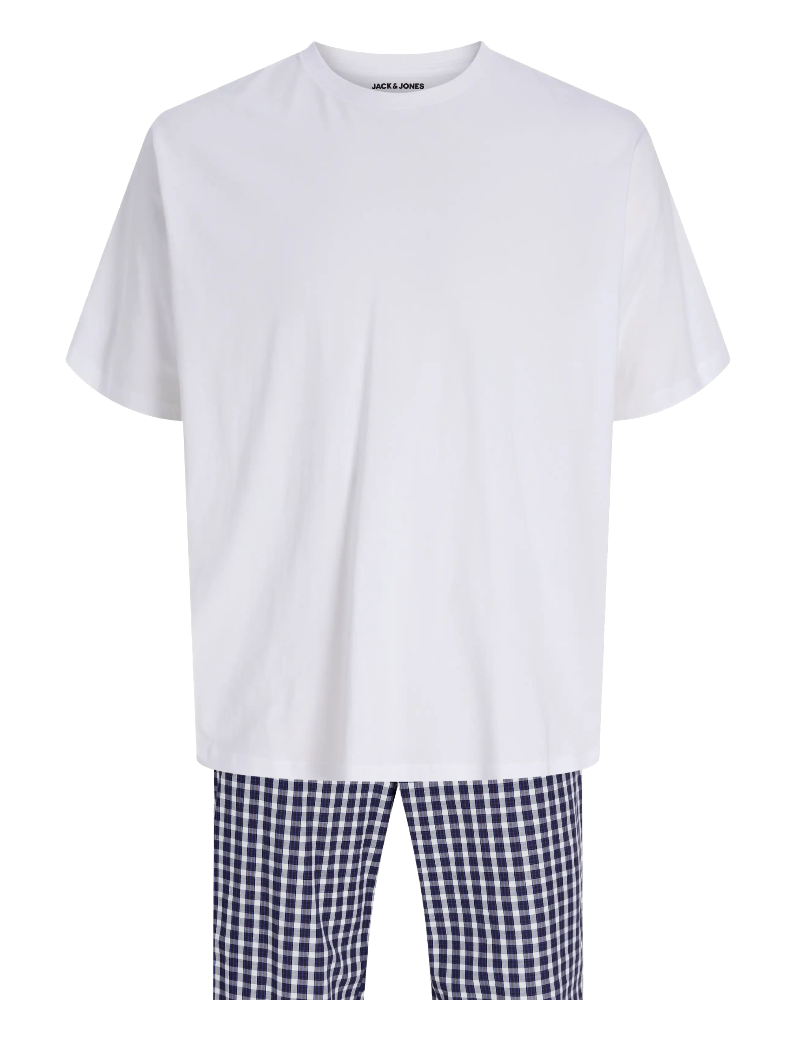 Jack & Jones - JACFLORENCE SS TEE AND PANTS SET W - nattøj sæt - white - 1