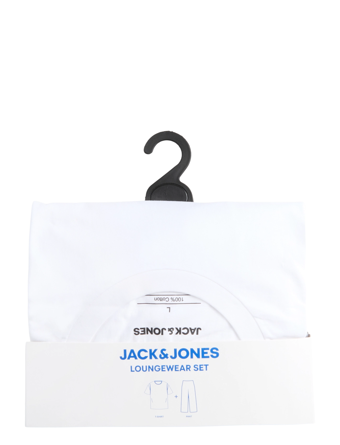 Jack & Jones - JACFLORENCE SS TEE AND PANTS SET W - pidžaamakomplektid - white - 5