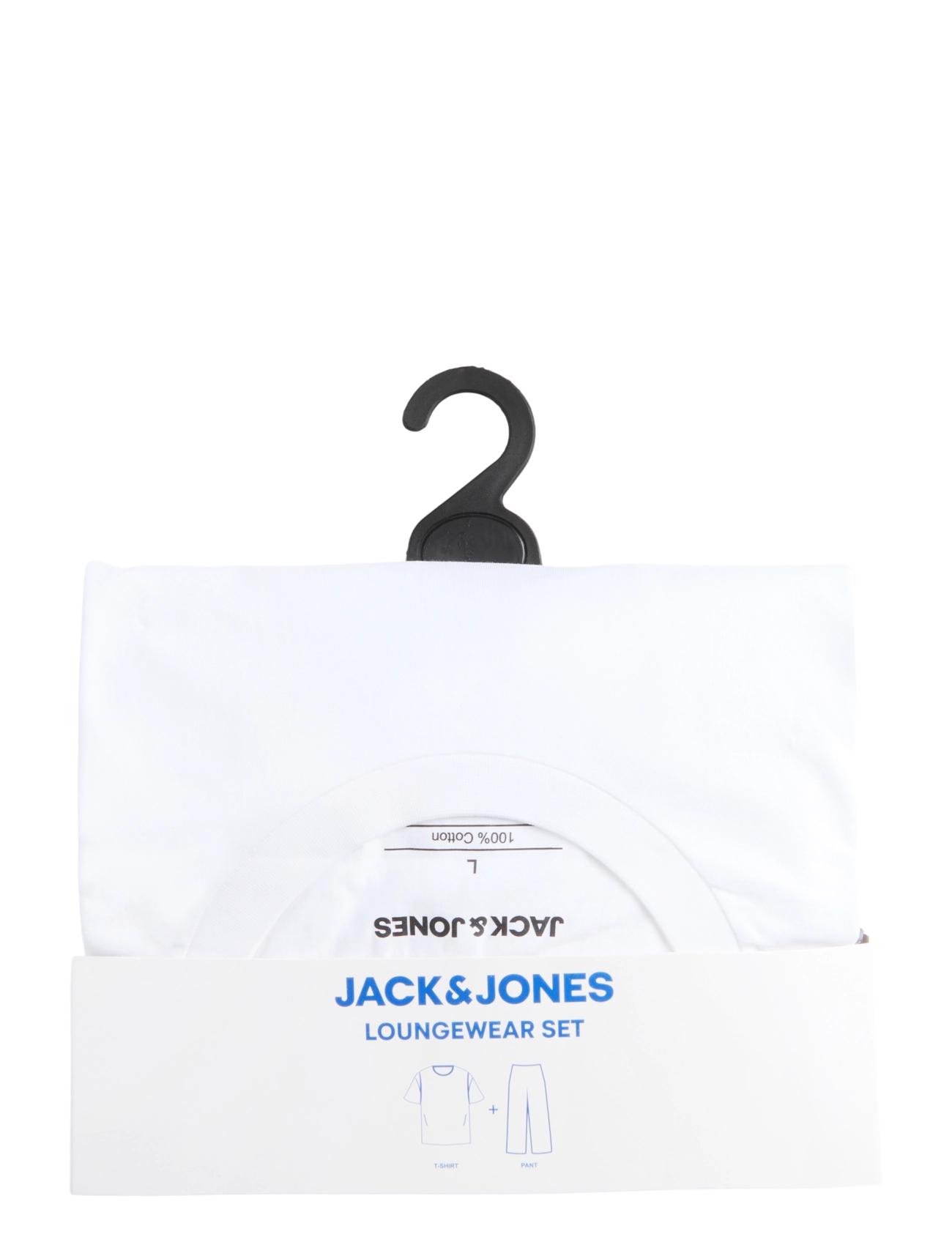 Jack & Jones - JACFLORENCE SS TEE AND PANTS SET W - pidžaamakomplektid - white - 5