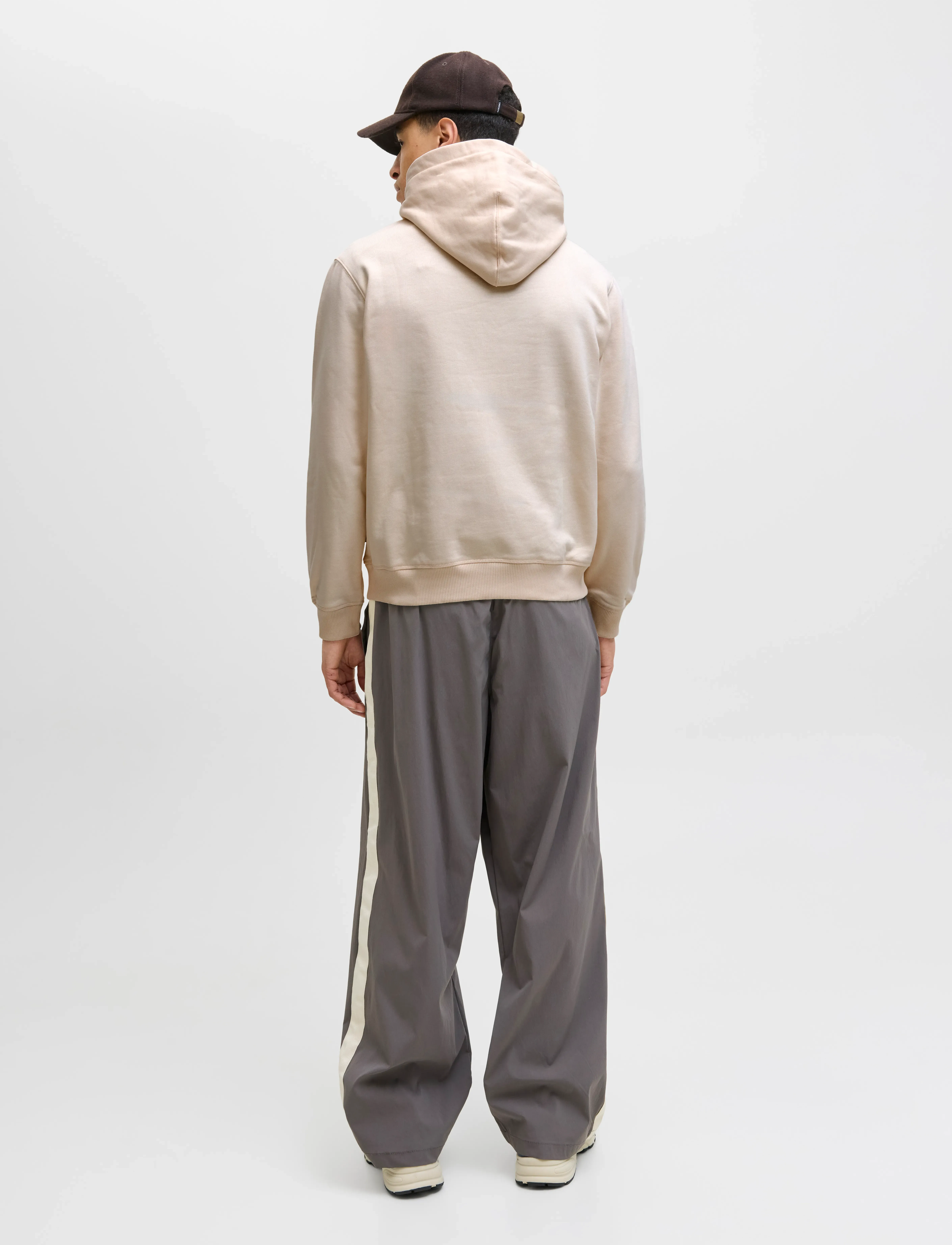 Jack & Jones - JORNORREBRO EMB SWEAT HOOD NOOS - kapuzenpullover - antique white - 2