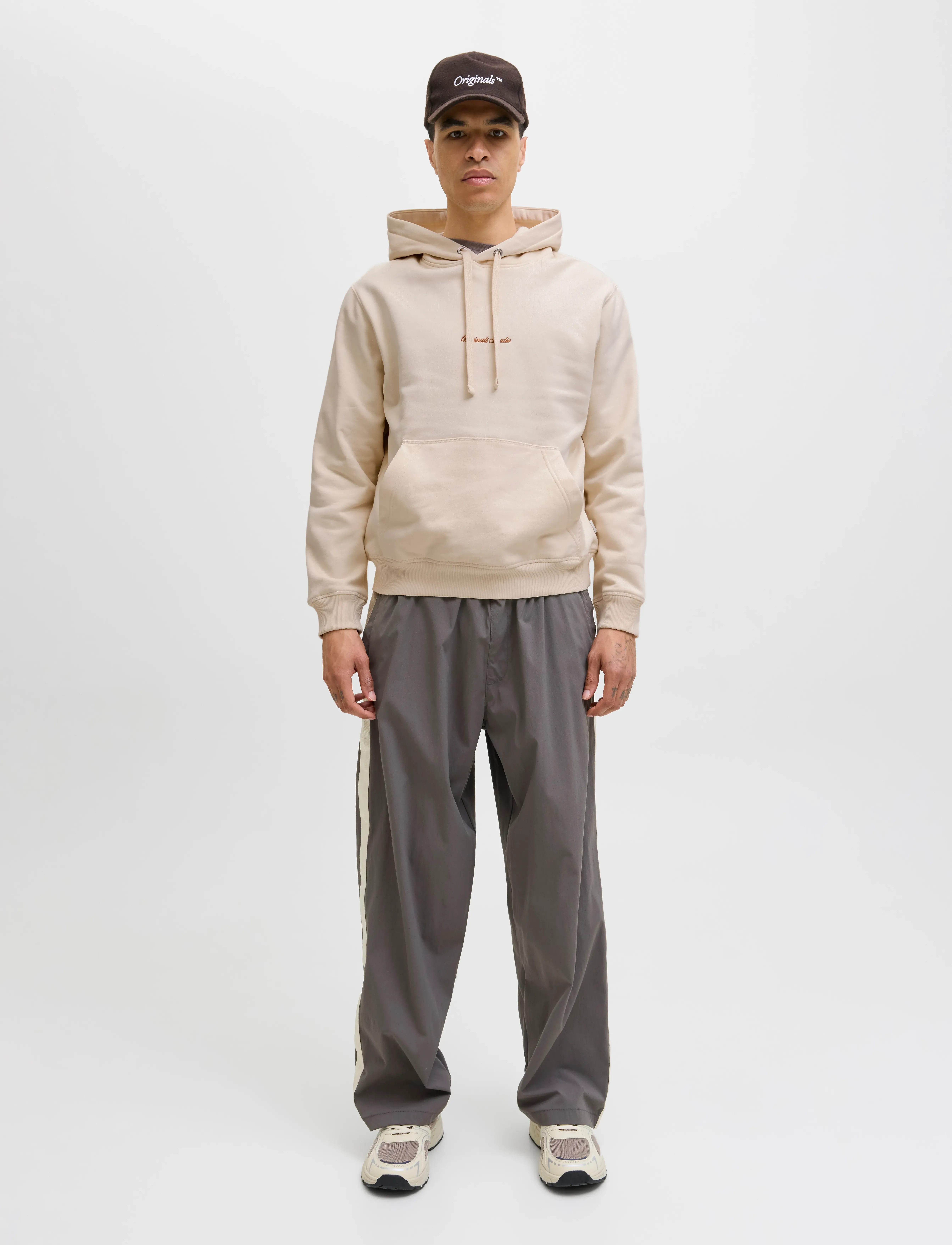 Jack & Jones - JORNORREBRO EMB SWEAT HOOD NOOS - kapuzenpullover - antique white - 3