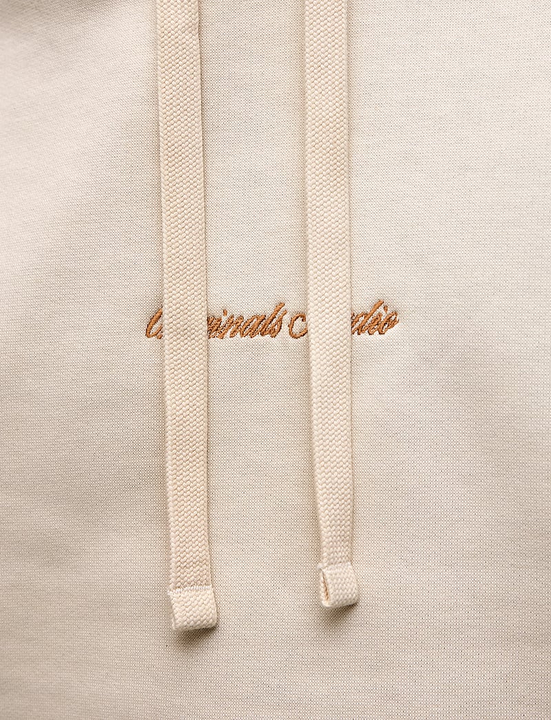 Jack & Jones - JORNORREBRO EMB SWEAT HOOD NOOS - hupparit - antique white - 5