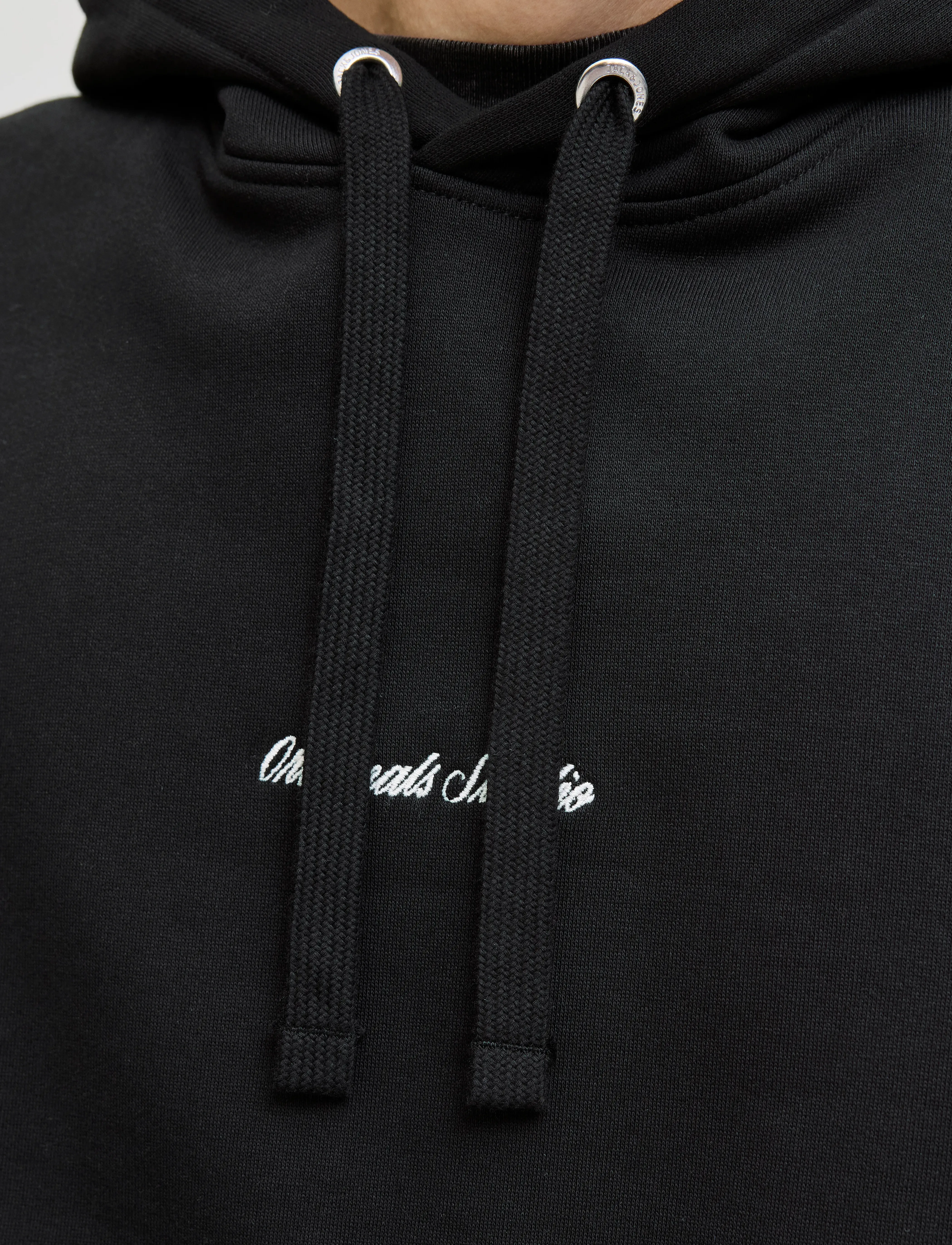 Jack & Jones - JORNORREBRO EMB SWEAT HOOD NOOS - hoodies - black - 4
