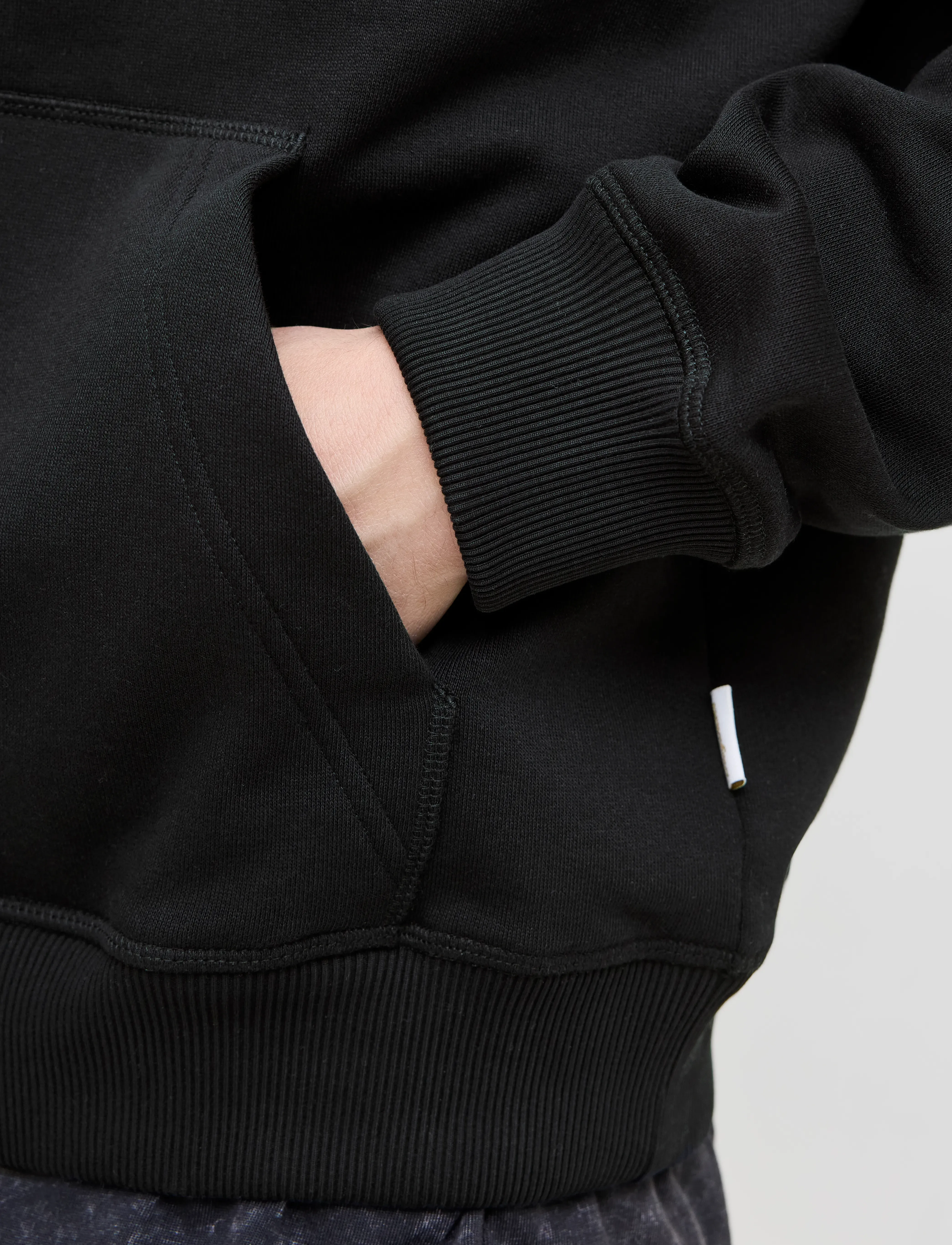 Jack & Jones - JORNORREBRO EMB SWEAT HOOD NOOS - hoodies - black - 5