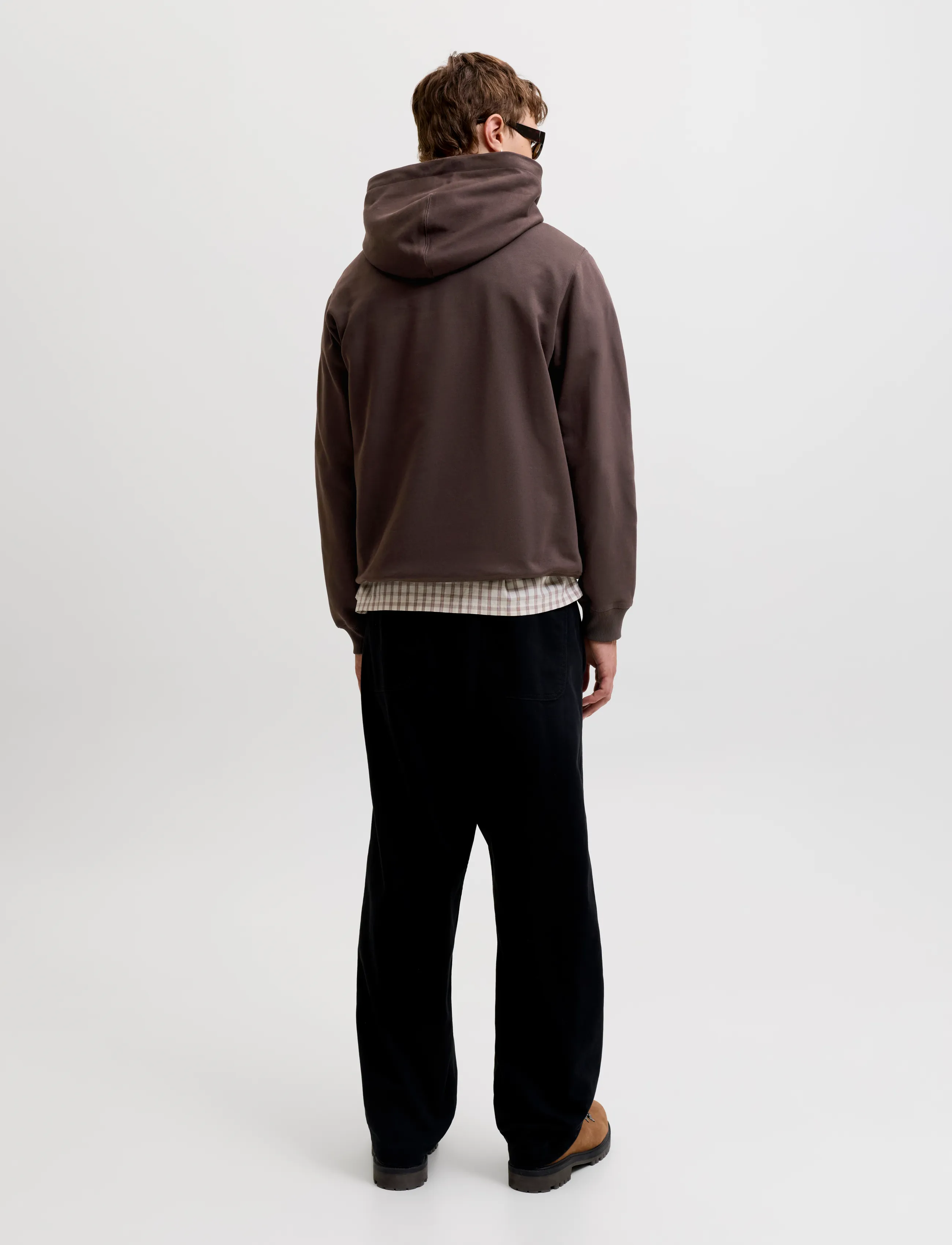 Jack & Jones - JORNORREBRO EMB SWEAT HOOD NOOS - kapuzenpullover - java - 3