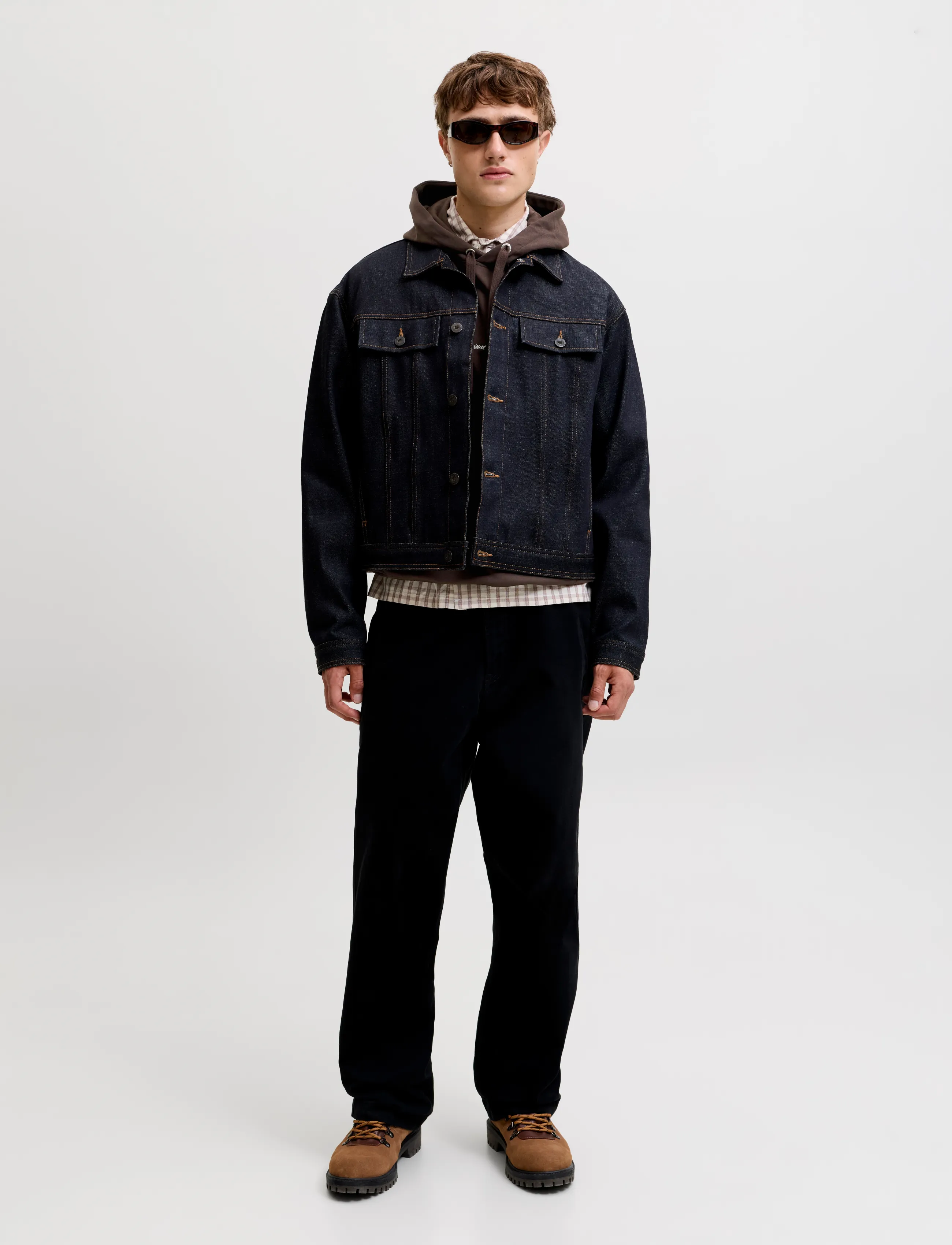 Jack & Jones - JORNORREBRO EMB SWEAT HOOD NOOS - kapuzenpullover - java - 4