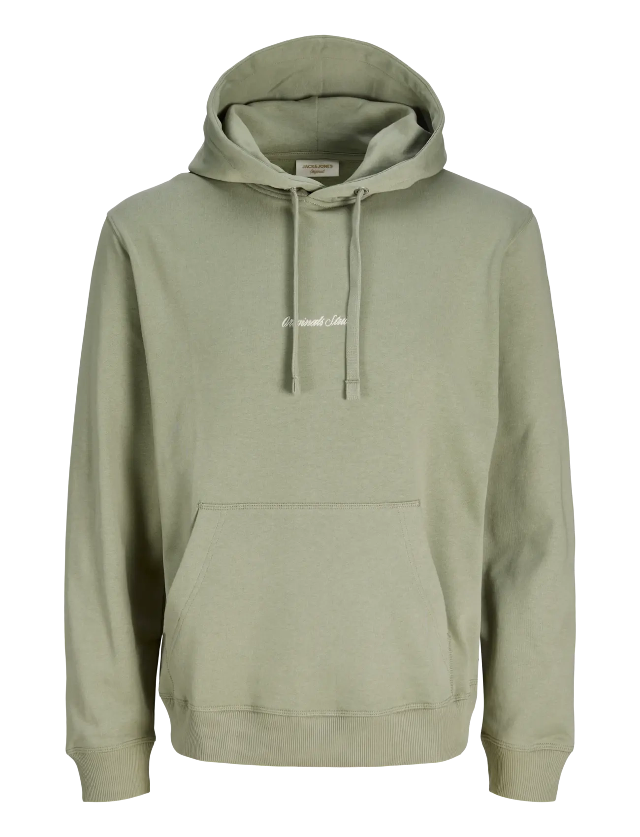 Jack & Jones JORNORREBRO EMB SWEAT HOOD NOOS - Sweatshirts & hættetrøjer - SEAGRASS / green