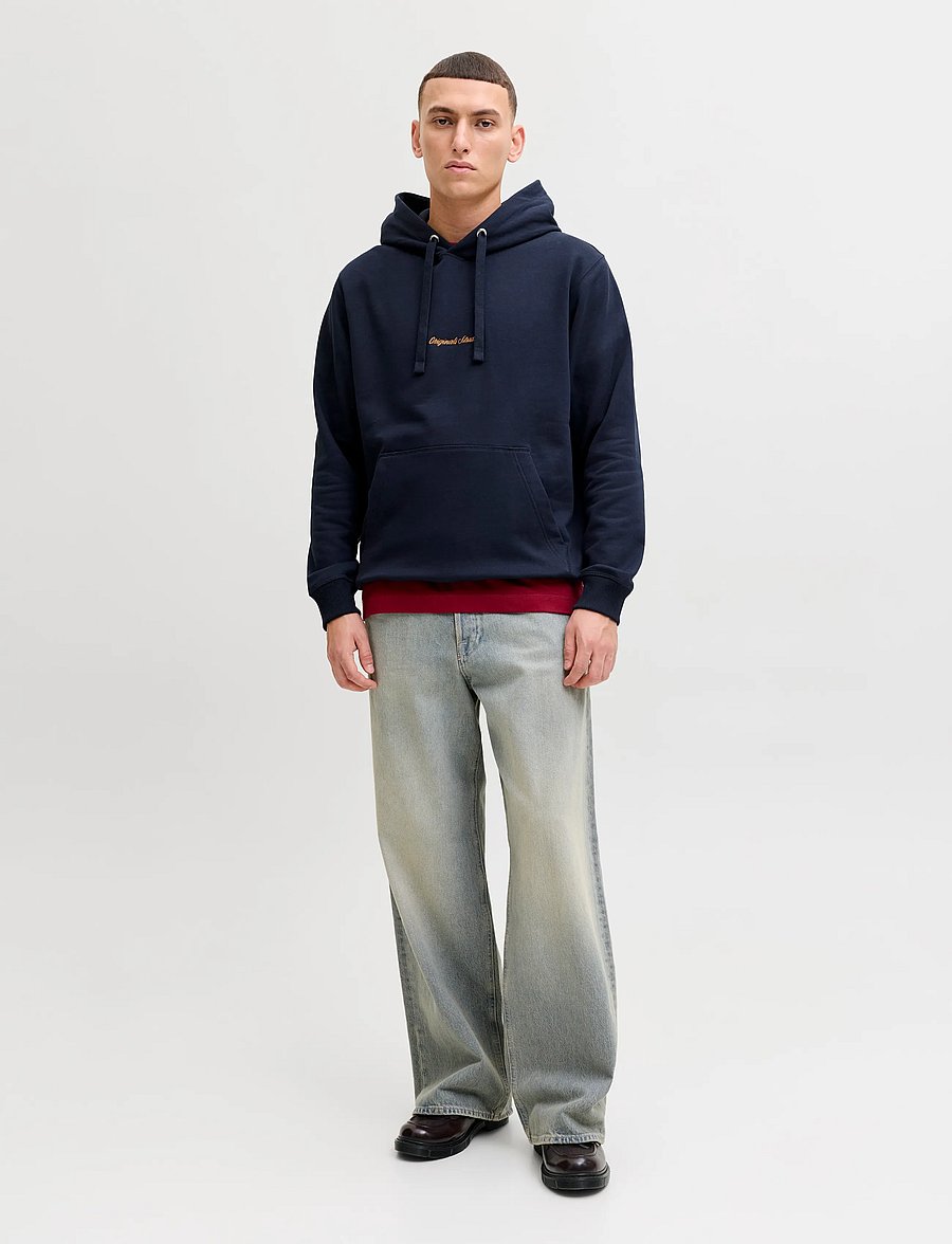 Jack & Jones - JORNORREBRO EMB SWEAT HOOD NOOS - kapuzenpullover - sky captain - 3