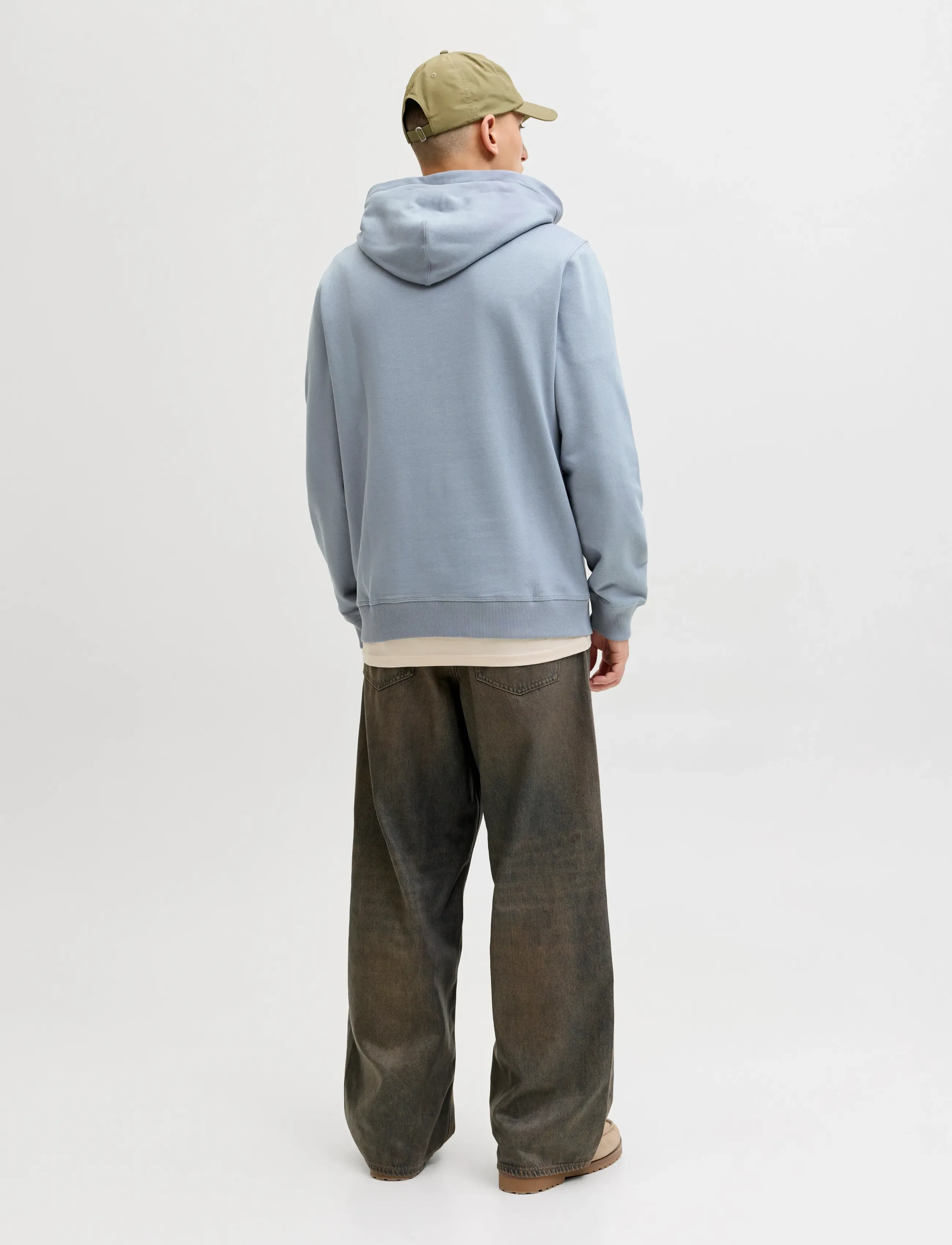 Jack & Jones - JORNORREBRO EMB SWEAT HOOD NOOS - hættetrøjer - tradewinds - 2