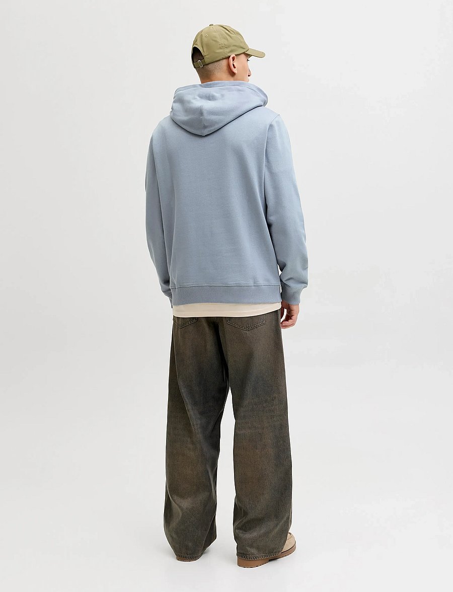 Jack & Jones - JORNORREBRO EMB SWEAT HOOD NOOS - kapuzenpullover - tradewinds - 2