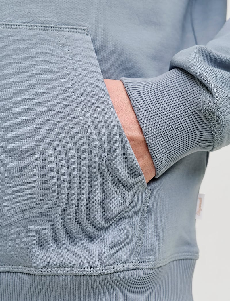 Jack & Jones - JORNORREBRO EMB SWEAT HOOD NOOS - kapuutsiga dressipluusid - tradewinds - 4