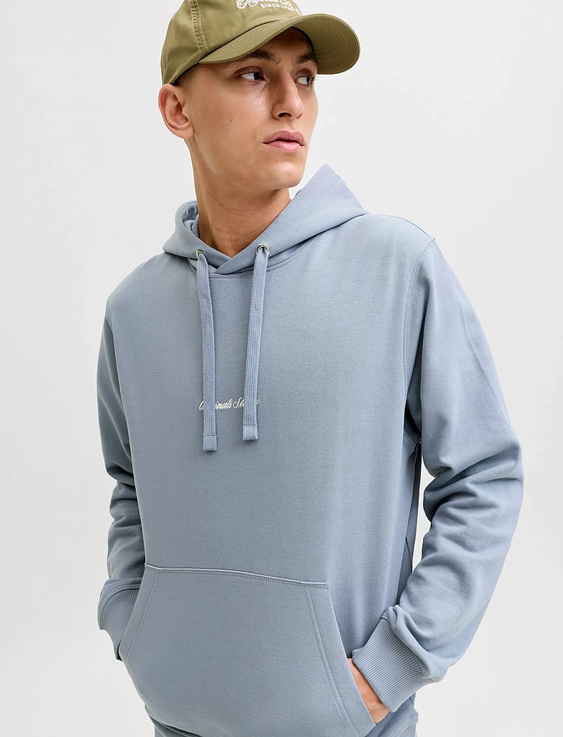 Jack & Jones - JORNORREBRO EMB SWEAT HOOD NOOS - kapuutsiga dressipluusid - tradewinds - 5