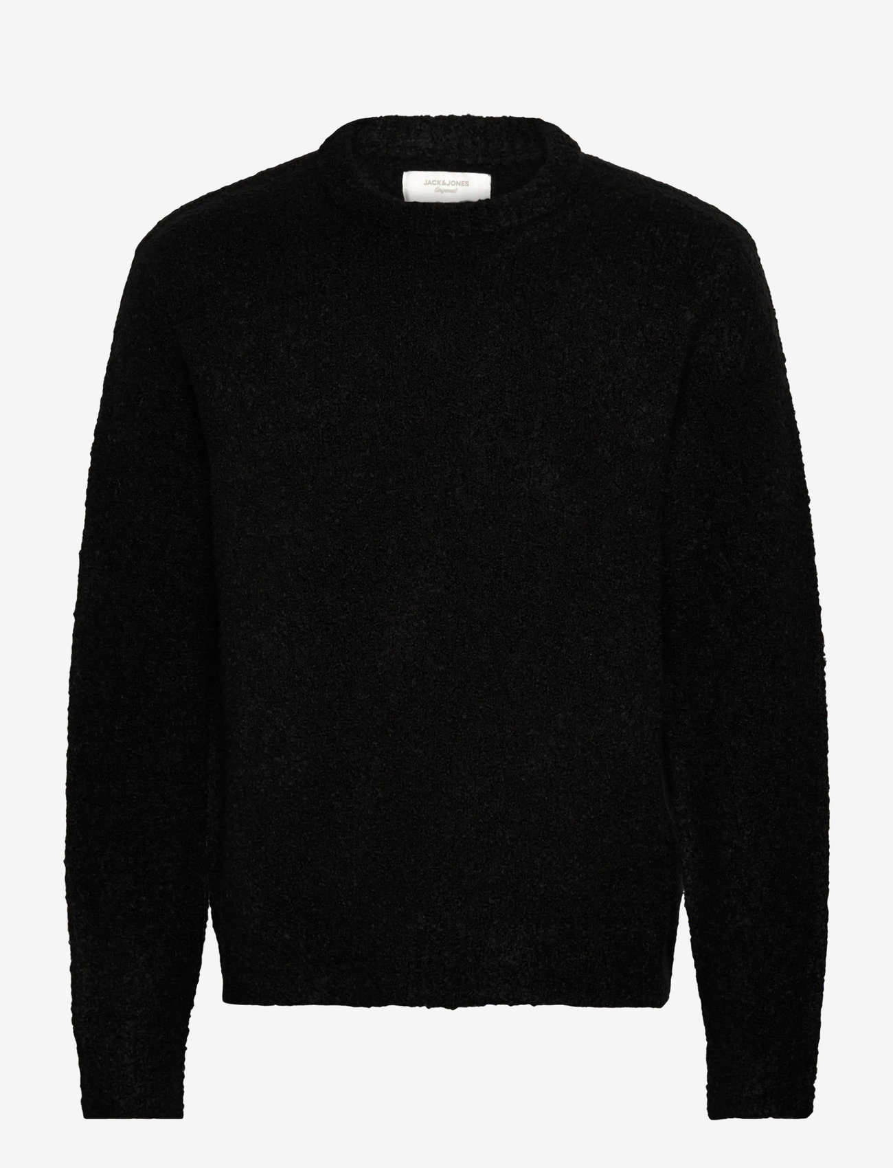 Jack & Jones - JORMEADOWS KNIT BOUCLE CREW NECK - rundhals - black - 0