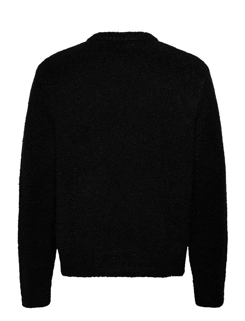 Jack & Jones - JORMEADOWS KNIT BOUCLE CREW NECK - rundhals - black - 1