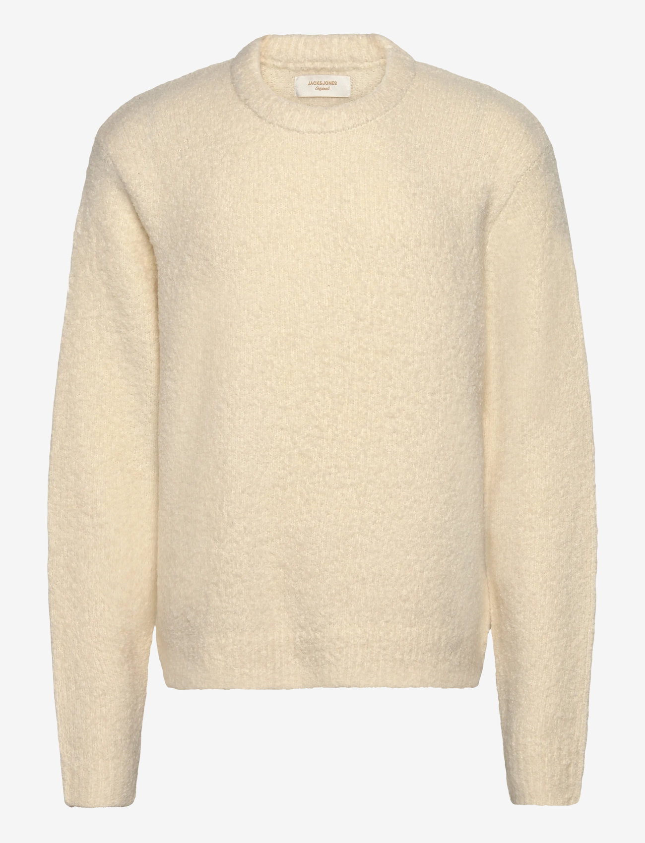 Jack & Jones - JORMEADOWS KNIT BOUCLE CREW NECK - rund hals - sea salt - 0