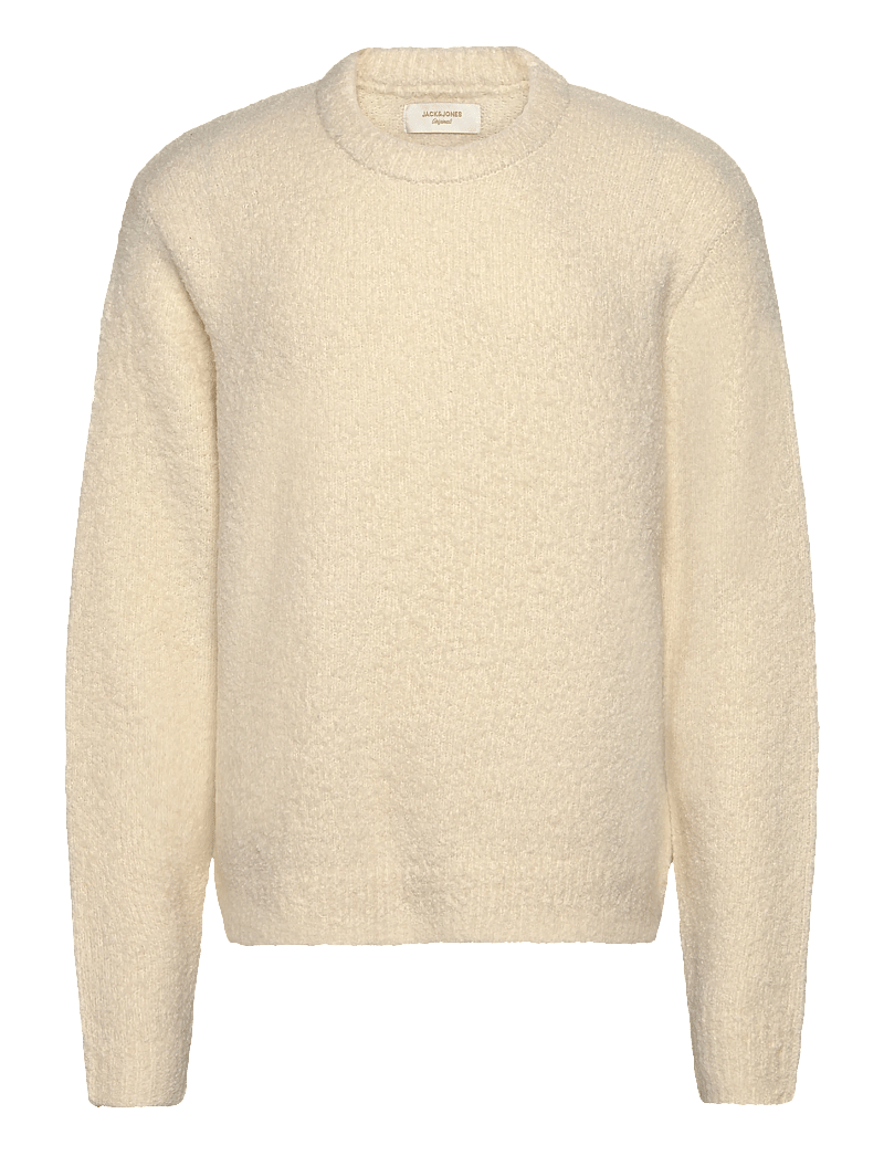 Jack & Jones - JORMEADOWS KNIT BOUCLE CREW NECK - rund hals - sea salt - 0