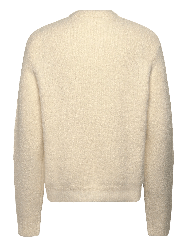 Jack & Jones - JORMEADOWS KNIT BOUCLE CREW NECK - rund hals - sea salt - 1