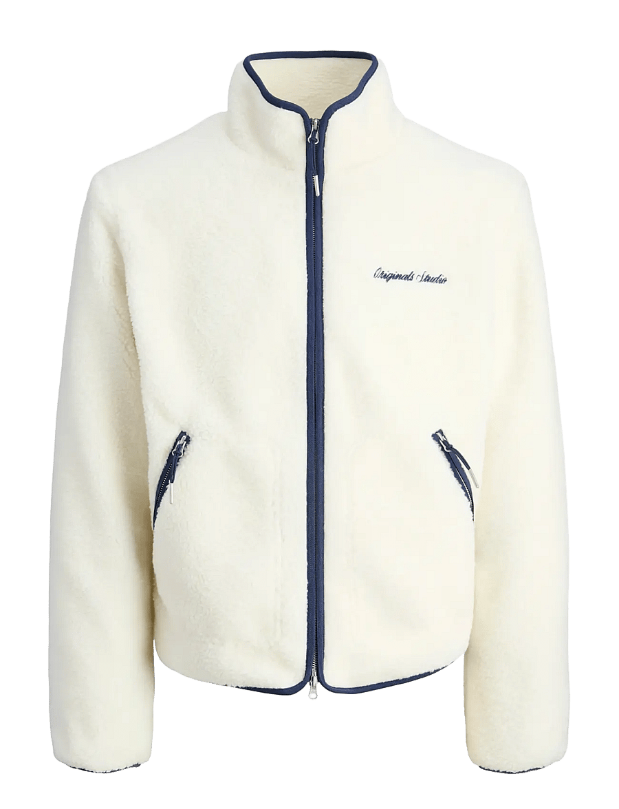 Jack & Jones - JORNORREBRO TEDDY JACKET SN - fleece-pullover - ocean cavern - 1