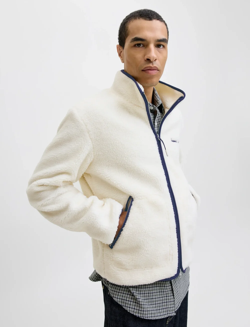 Jack & Jones - JORNORREBRO TEDDY JACKET SN - teddy-pullover - ocean cavern - 4