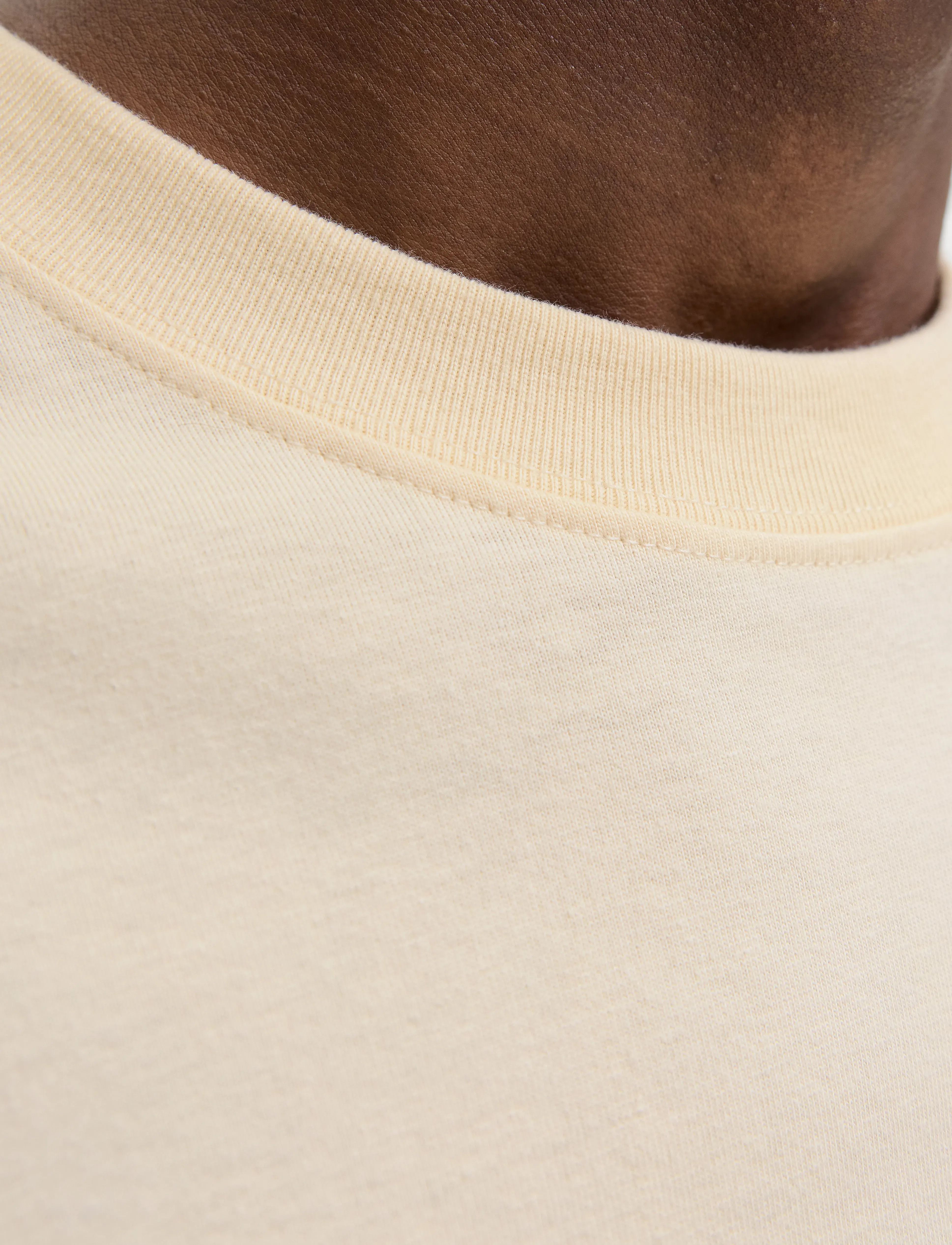 Jack & Jones - JORNORREBRO EMB TEE SS CREW NECK NOOS - kortærmede t-shirts - antique white - 4