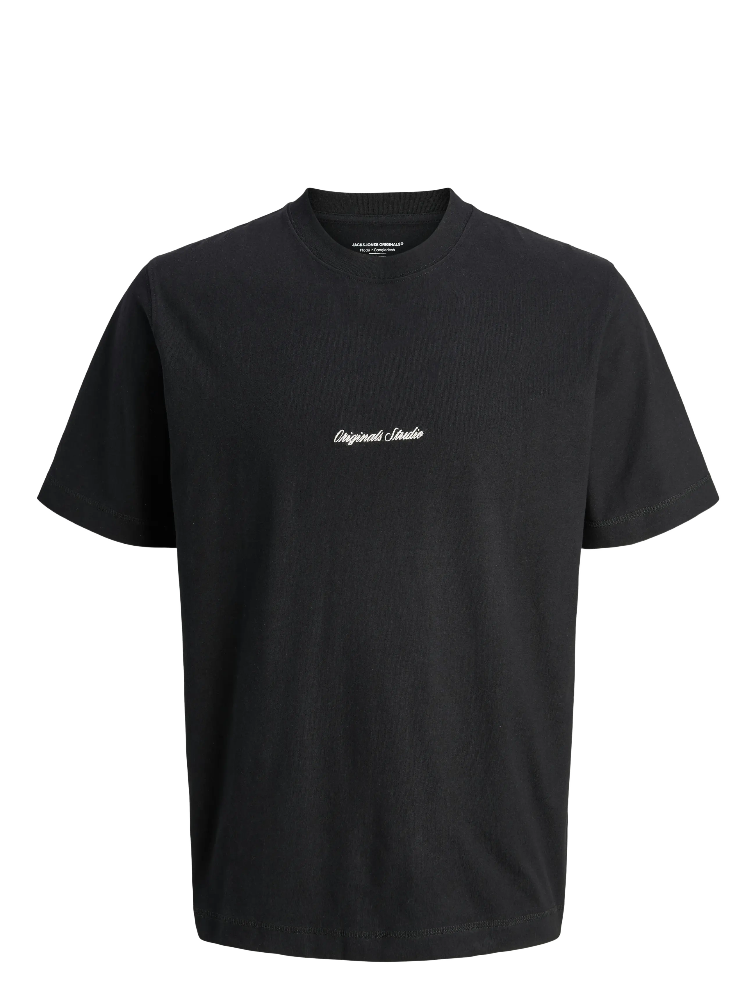 Jack & Jones - JORNORREBRO EMB TEE SS CREW NECK NOOS - kortærmede t-shirts - black - 1