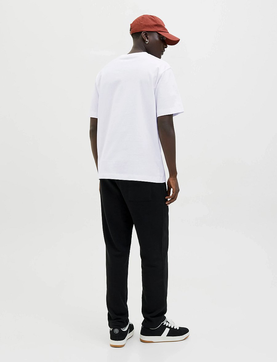 Jack & Jones - JORNORREBRO EMB TEE SS CREW NECK NOOS - kurzärmelige t-shirts - bright white - 2