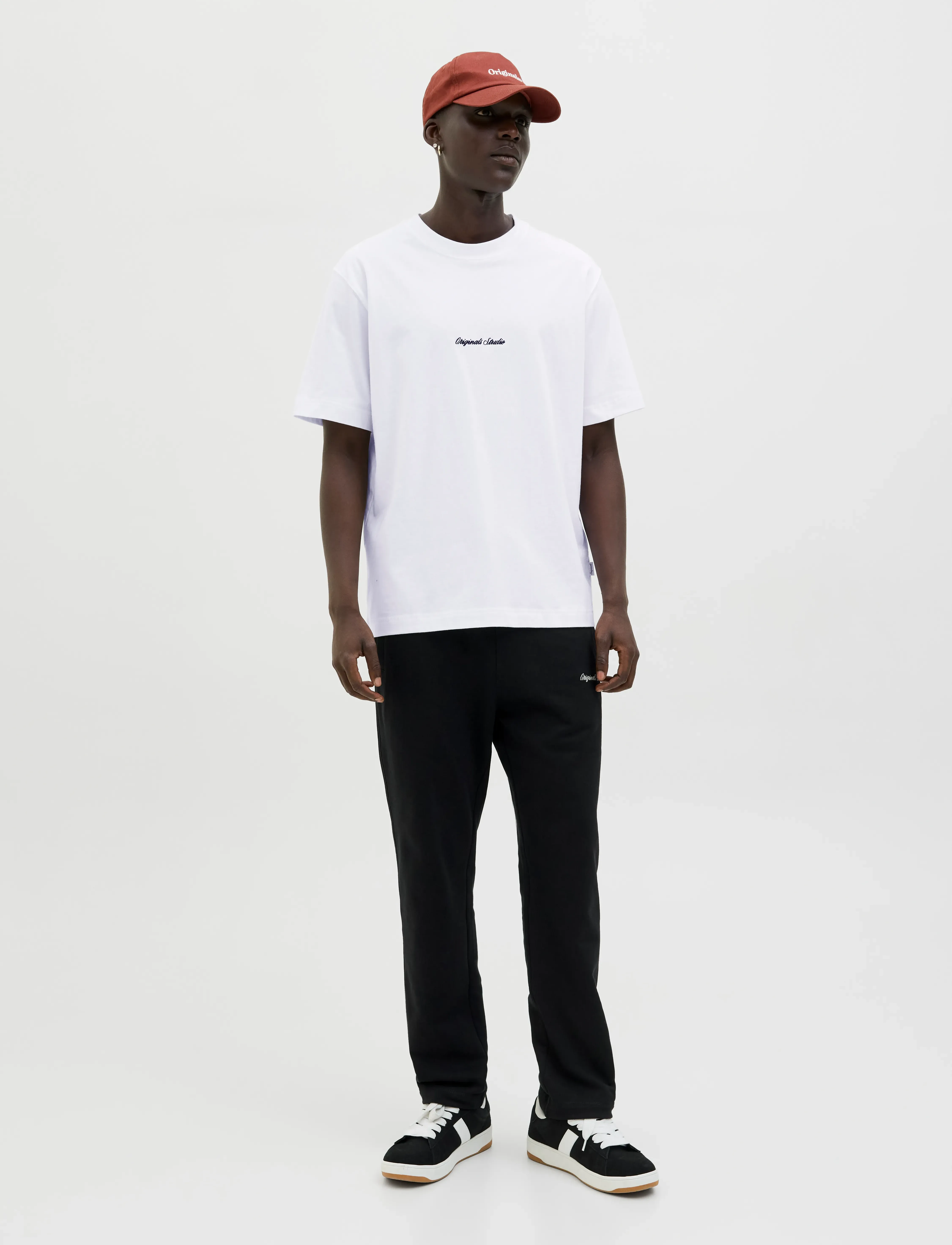 Jack & Jones - JORNORREBRO EMB TEE SS CREW NECK NOOS - stutterma bolir - bright white - 3