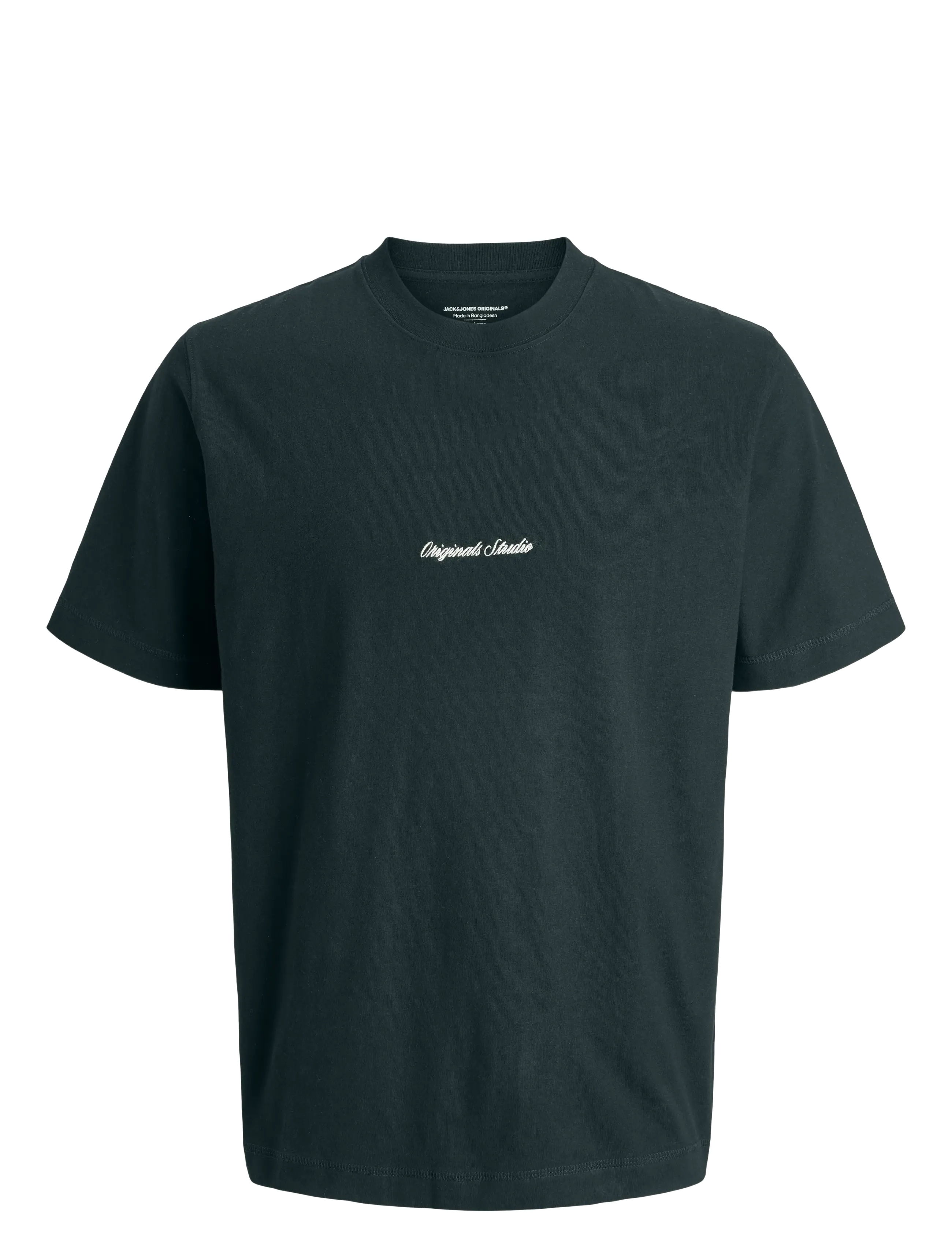 Jack & Jones JORNORREBRO EMB TEE SS CREW NECK NOOS - Kurzärmelige - FOREST RIVER / green