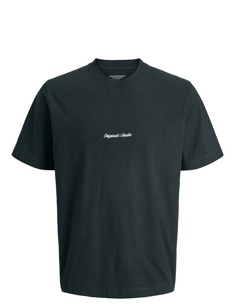 Jack & Jones - JORNORREBRO EMB TEE SS CREW NECK NOOS - short-sleeved t-shirts - forest river - 1