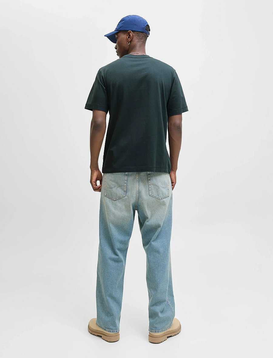 Jack & Jones - JORNORREBRO EMB TEE SS CREW NECK NOOS - kurzärmelige t-shirts - forest river - 2