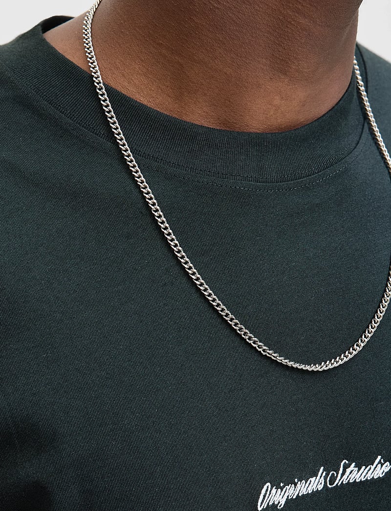 Jack & Jones - JORNORREBRO EMB TEE SS CREW NECK NOOS - short-sleeved t-shirts - forest river - 5