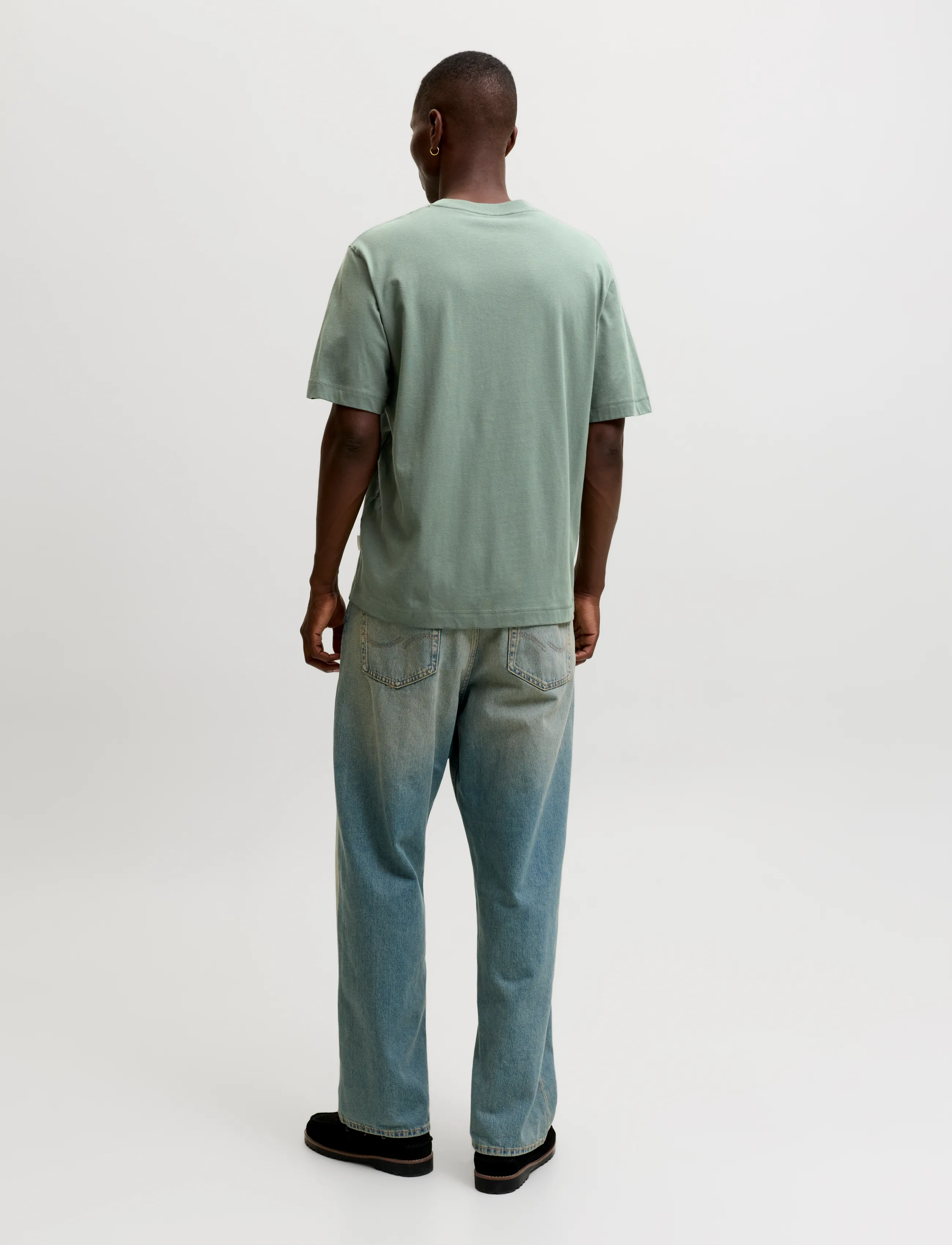 Jack & Jones - JORNORREBRO EMB TEE SS CREW NECK NOOS - lühikeste varrukatega t-särgid - laurel wreath - 3