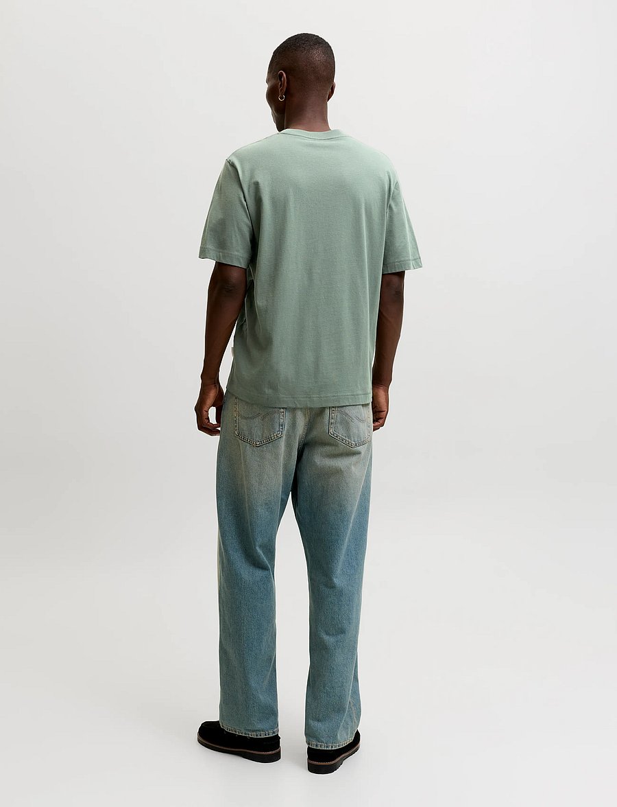 Jack & Jones - JORNORREBRO EMB TEE SS CREW NECK NOOS - kurzärmelige t-shirts - laurel wreath - 3