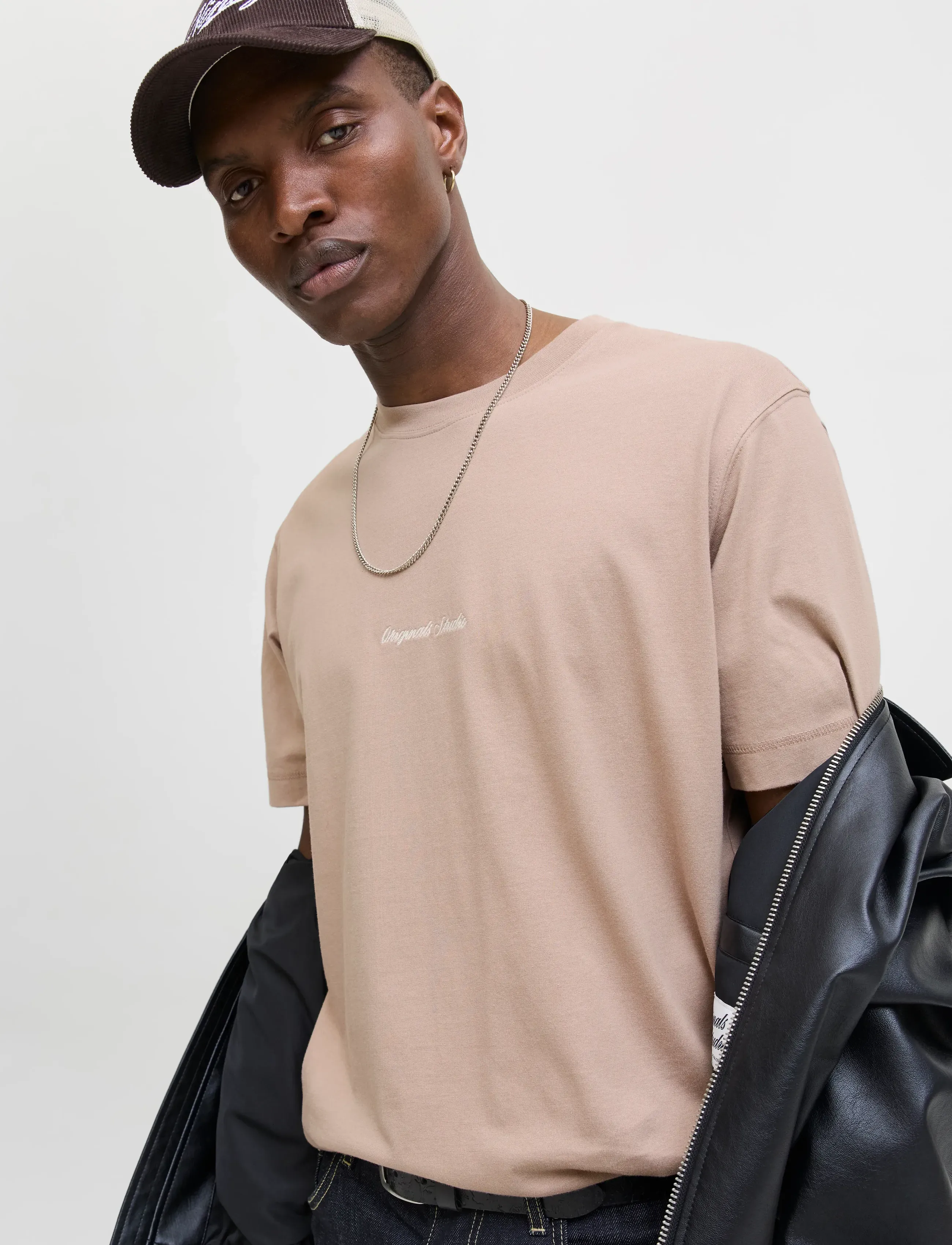 JACK & JONES Jornorrebro Emb Tee Ss Crew Neck Noos t-shirts - bas herr – bild 6