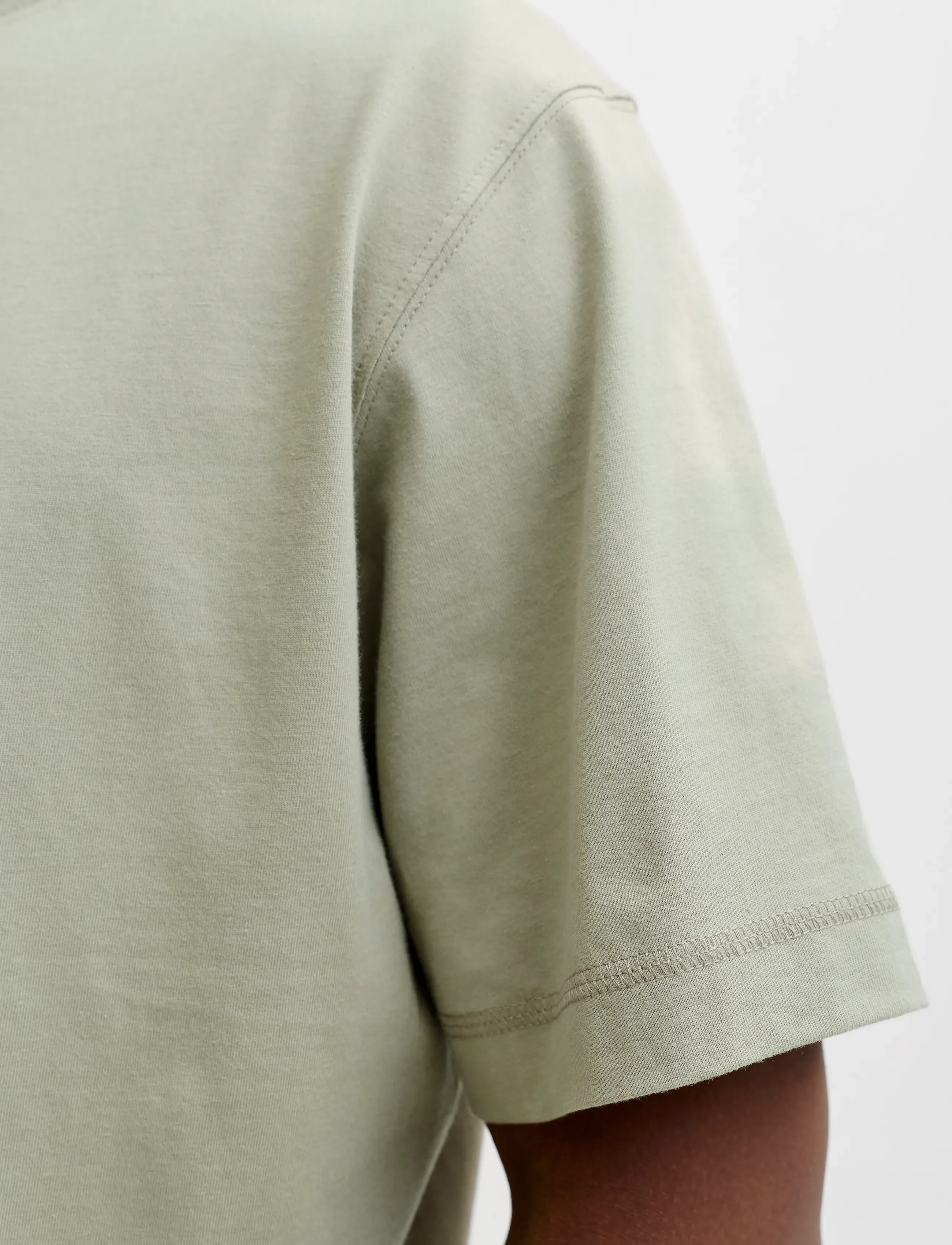 Jack & Jones - JORNORREBRO EMB TEE SS CREW NECK NOOS - lühikeste varrukatega t-särgid - seagrass - 4