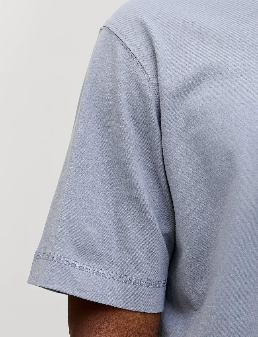 Jack & Jones - JORNORREBRO EMB TEE SS CREW NECK NOOS - kurzärmelige t-shirts - tradewinds - 4