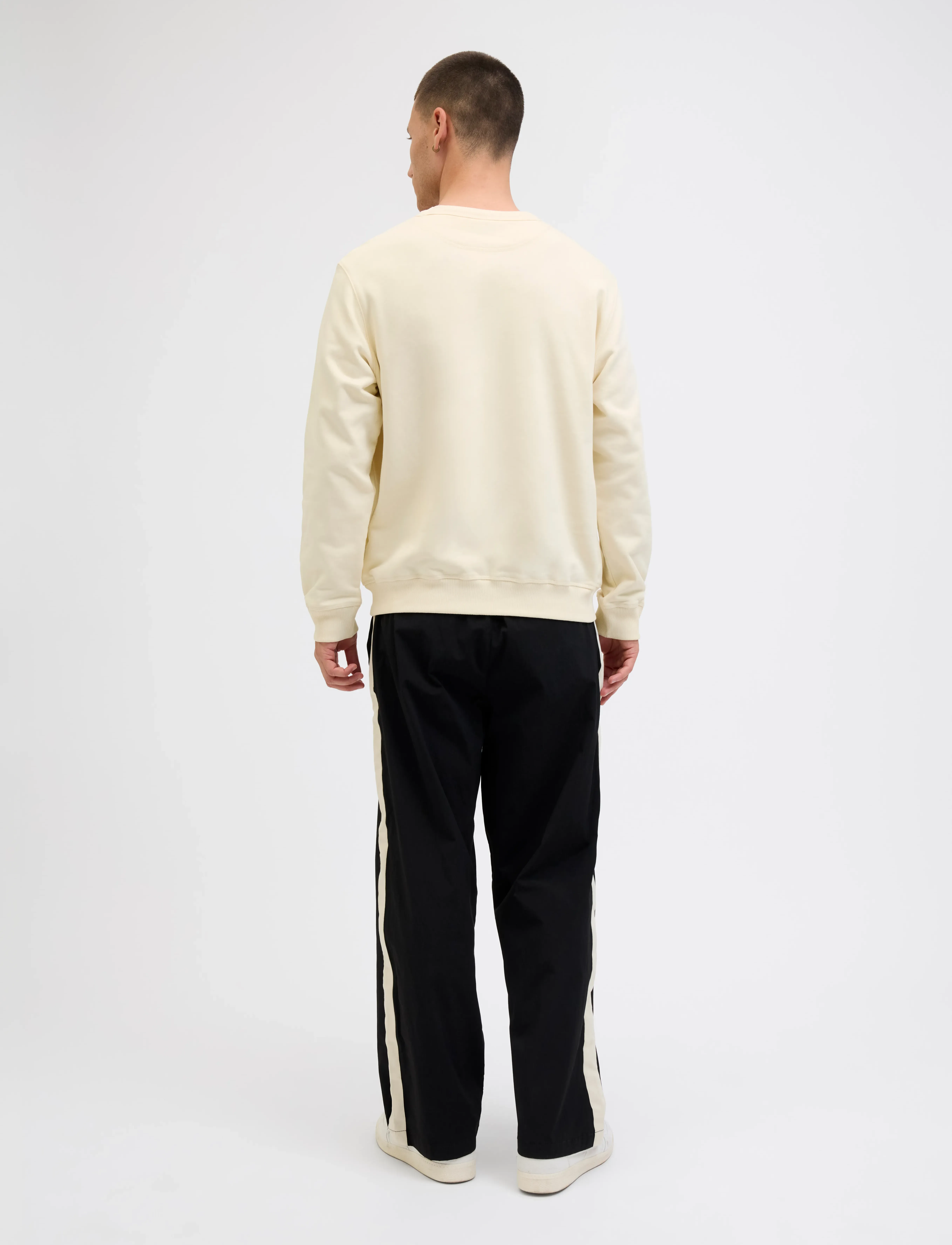 Jack & Jones - JORNORREBRO EMB SWEAT CREW NOOS - kollektioner - antique white - 2