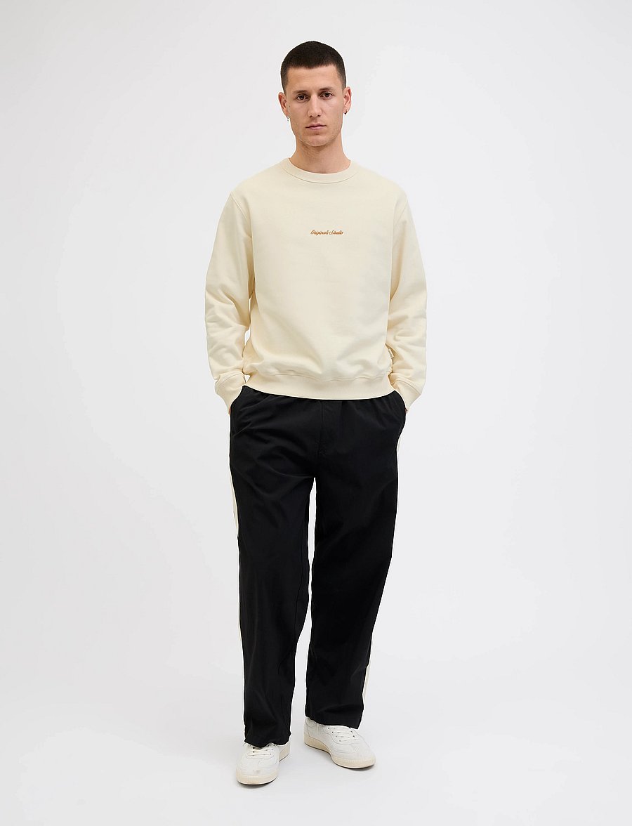 Jack & Jones - JORNORREBRO EMB SWEAT CREW NOOS - kollektsioonid - antique white - 3