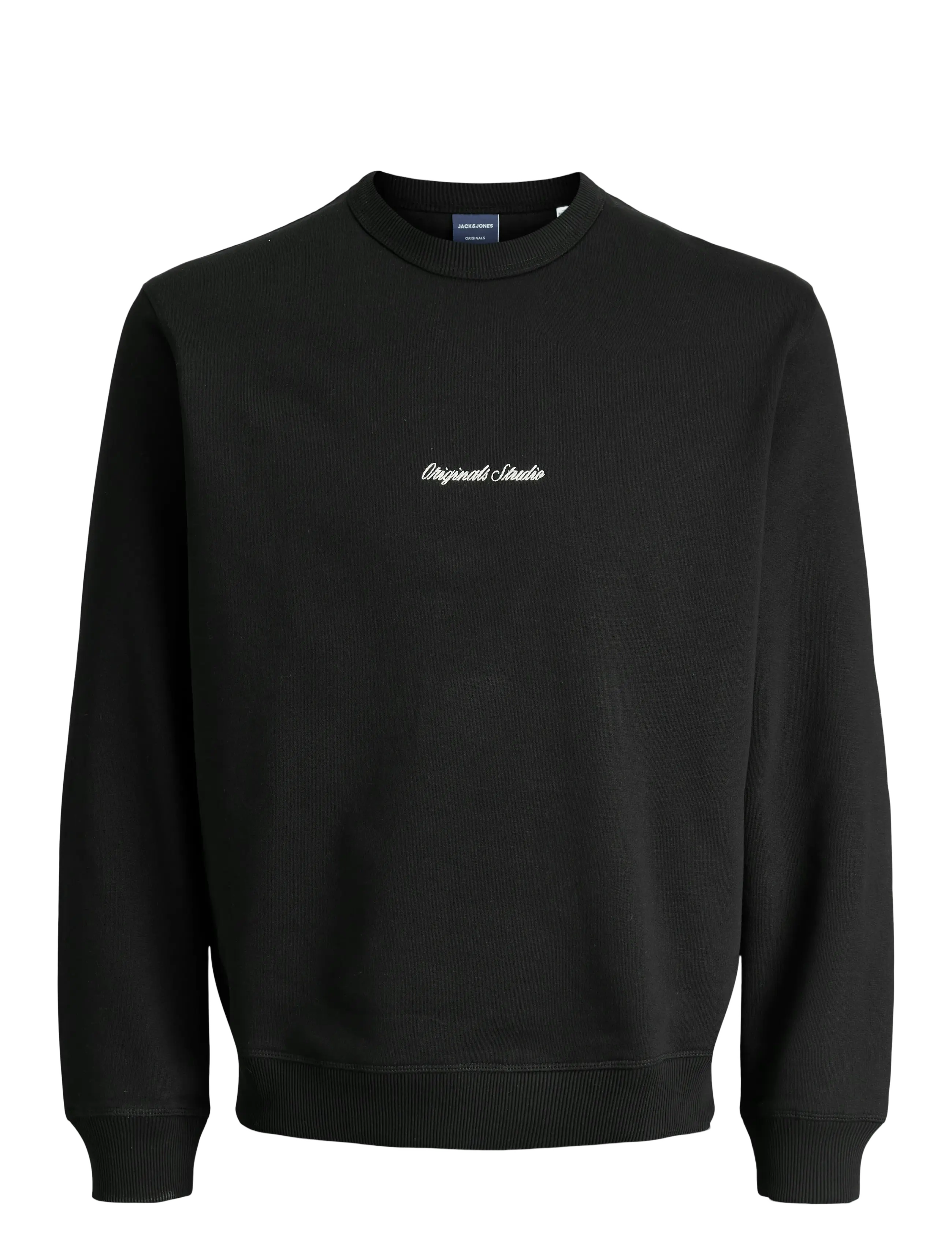 Jack & Jones JORNORREBRO EMB SWEAT CREW NOOS - Sweatshirts & hoodies - BLACK / black