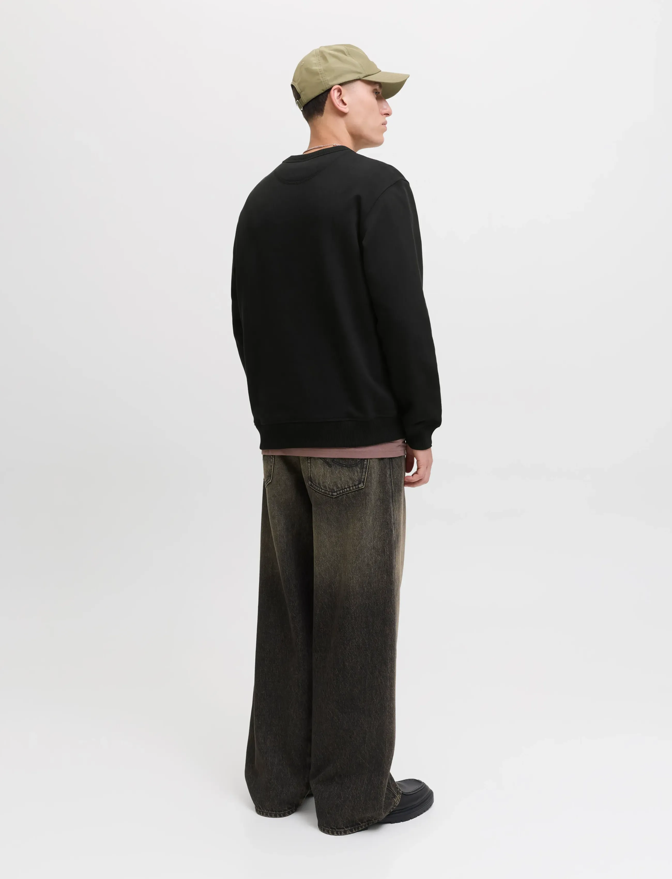 Jack & Jones - JORNORREBRO EMB SWEAT CREW NOOS - kollektioner - black - 2