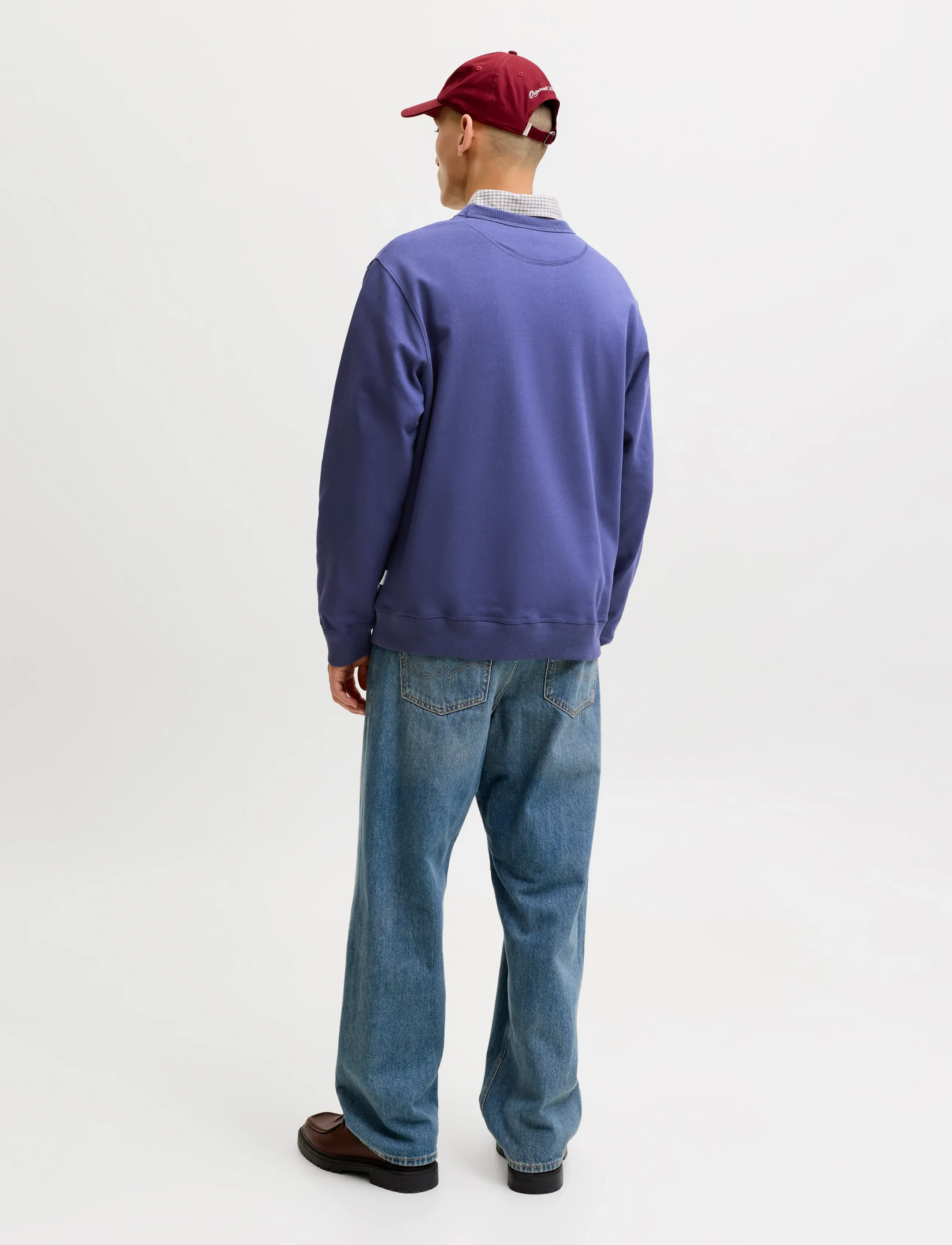 Jack & Jones - JORNORREBRO EMB SWEAT CREW NOOS - kollektsioonid - crown blue - 3