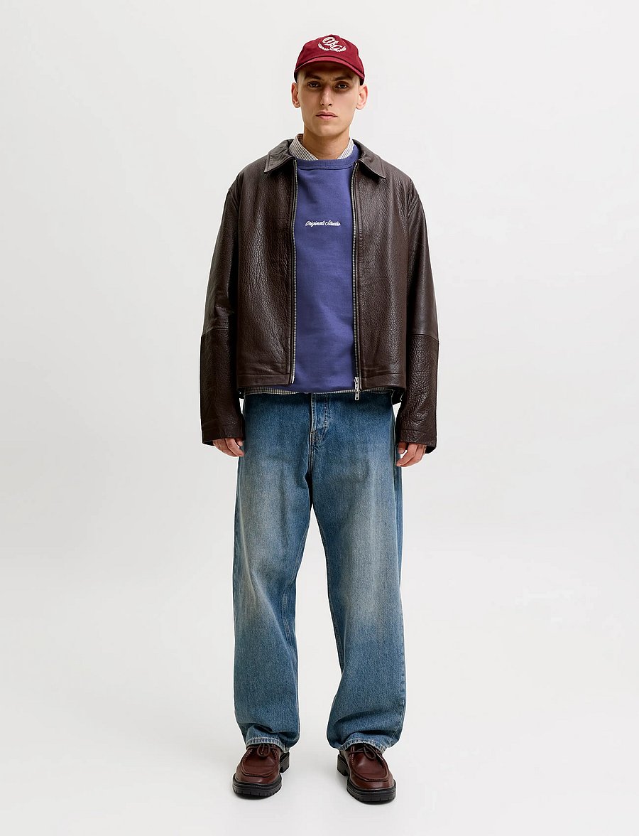 Jack & Jones - JORNORREBRO EMB SWEAT CREW NOOS - kollektsioonid - crown blue - 4